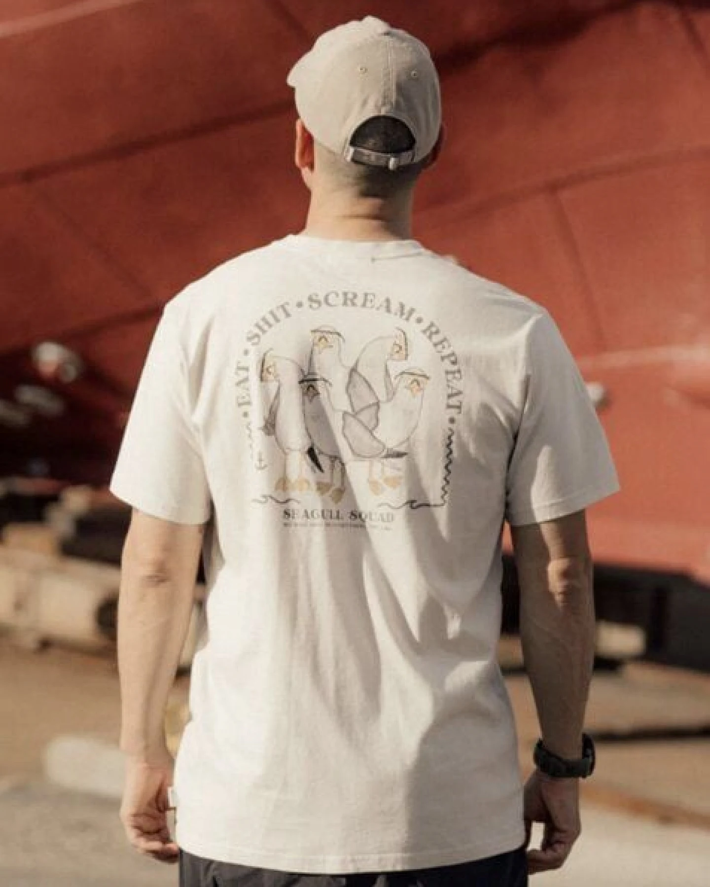 LAKOR Seagull Squad Back T-shirt – Ansicht 4