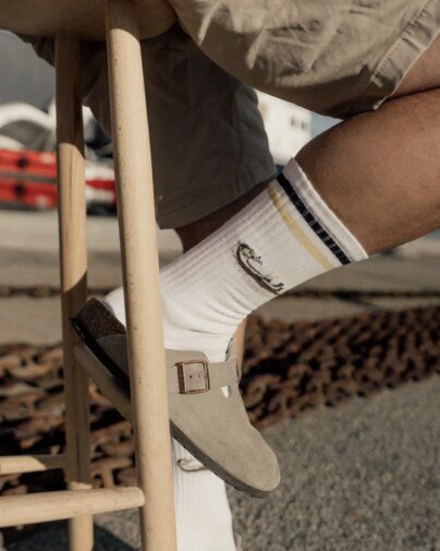 LAKOR Otter Vacation Tennis Socks – Ansicht 3