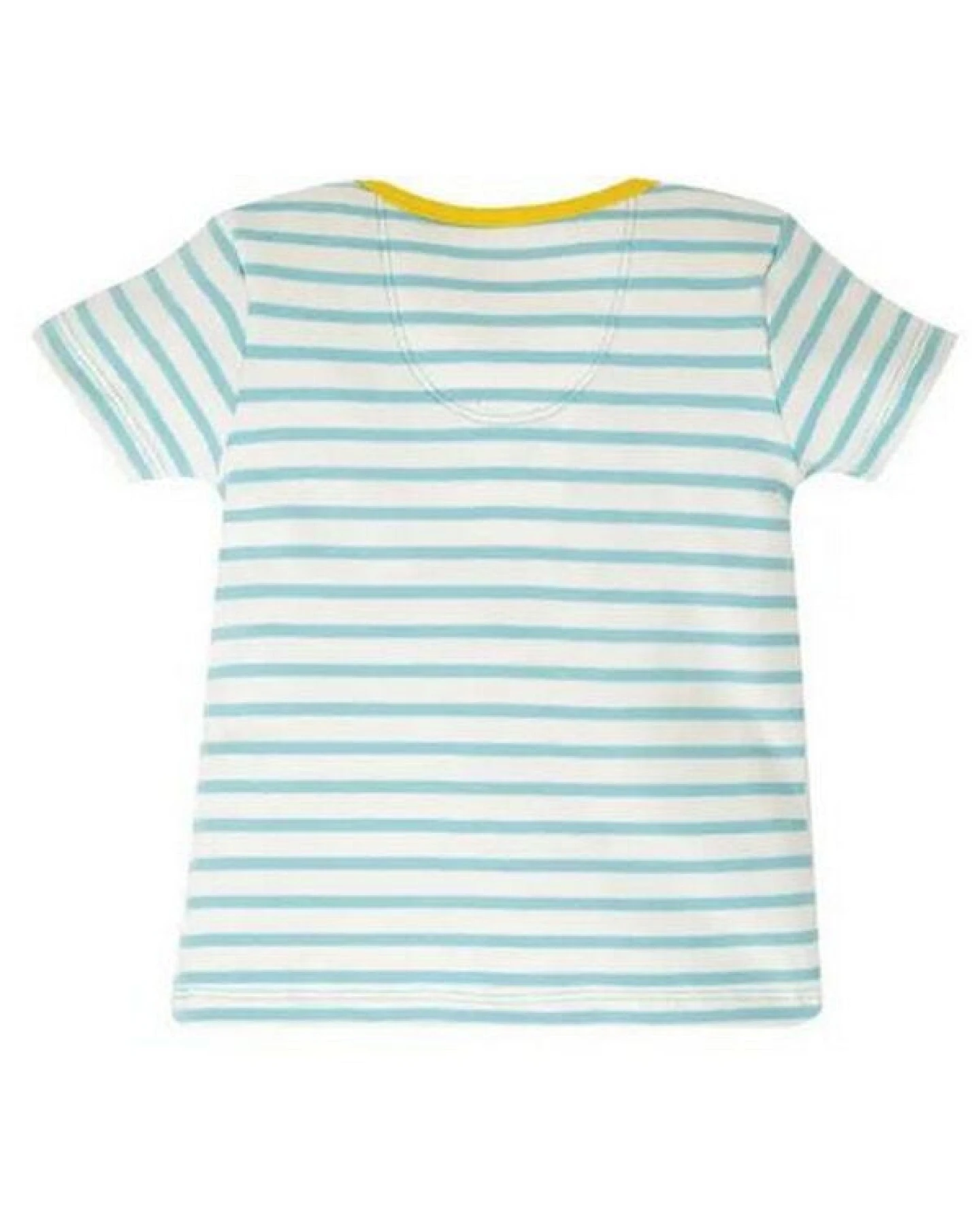 Frugi T-Shirt Auto - Bobster Applique Top Bright Sky Breton Car – Ansicht 3
