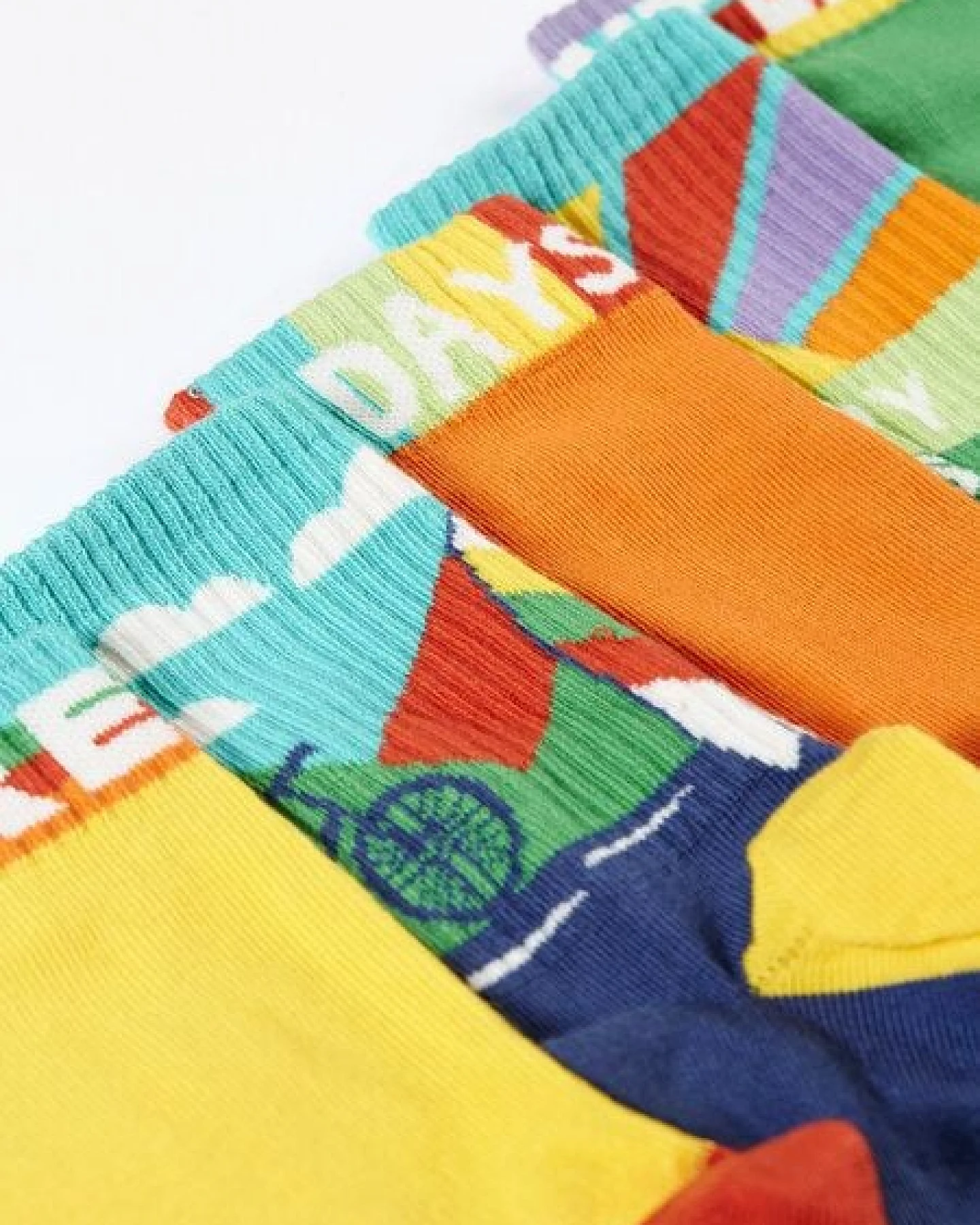 Frugi Socken Fünferpack - Happy Days – Ansicht 4