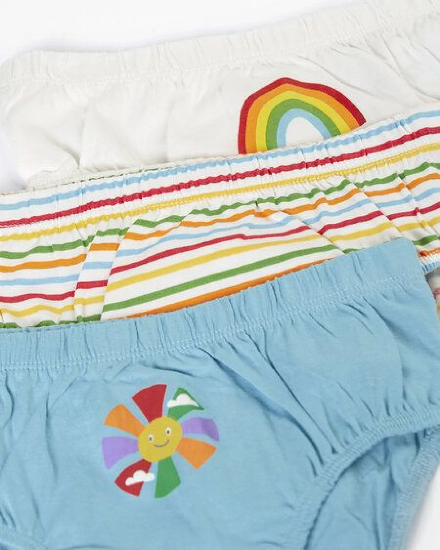 Frugi Unterhosen Dreierpack für Mädchen und Jungs – Ansicht 3