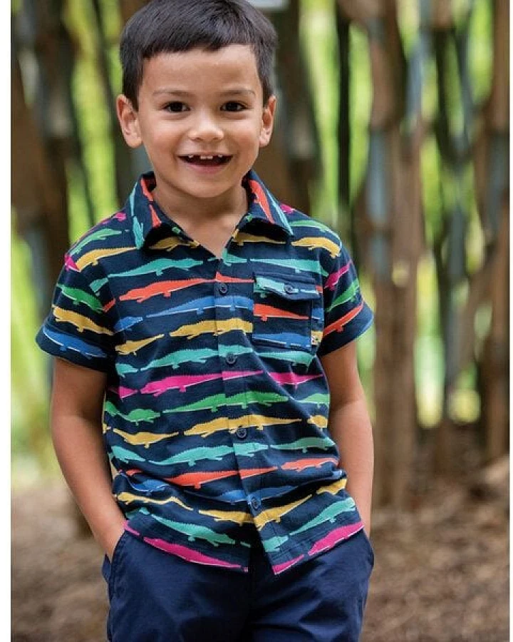 Frugi Jersey-Shirt Krokodil Rupert