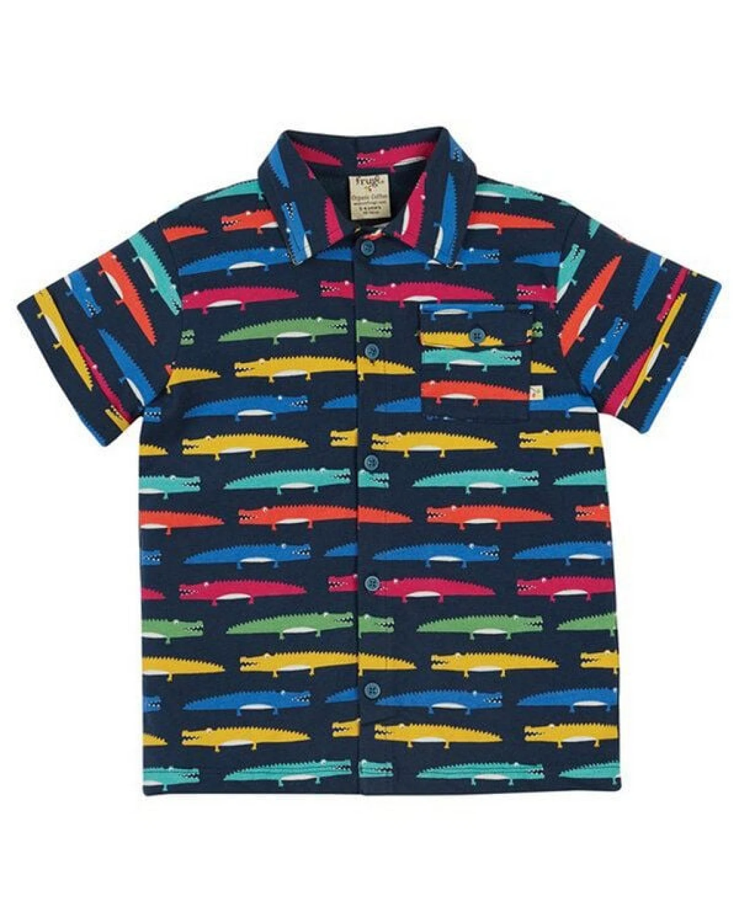Frugi Jersey-Shirt Krokodil Rupert – Ansicht 2