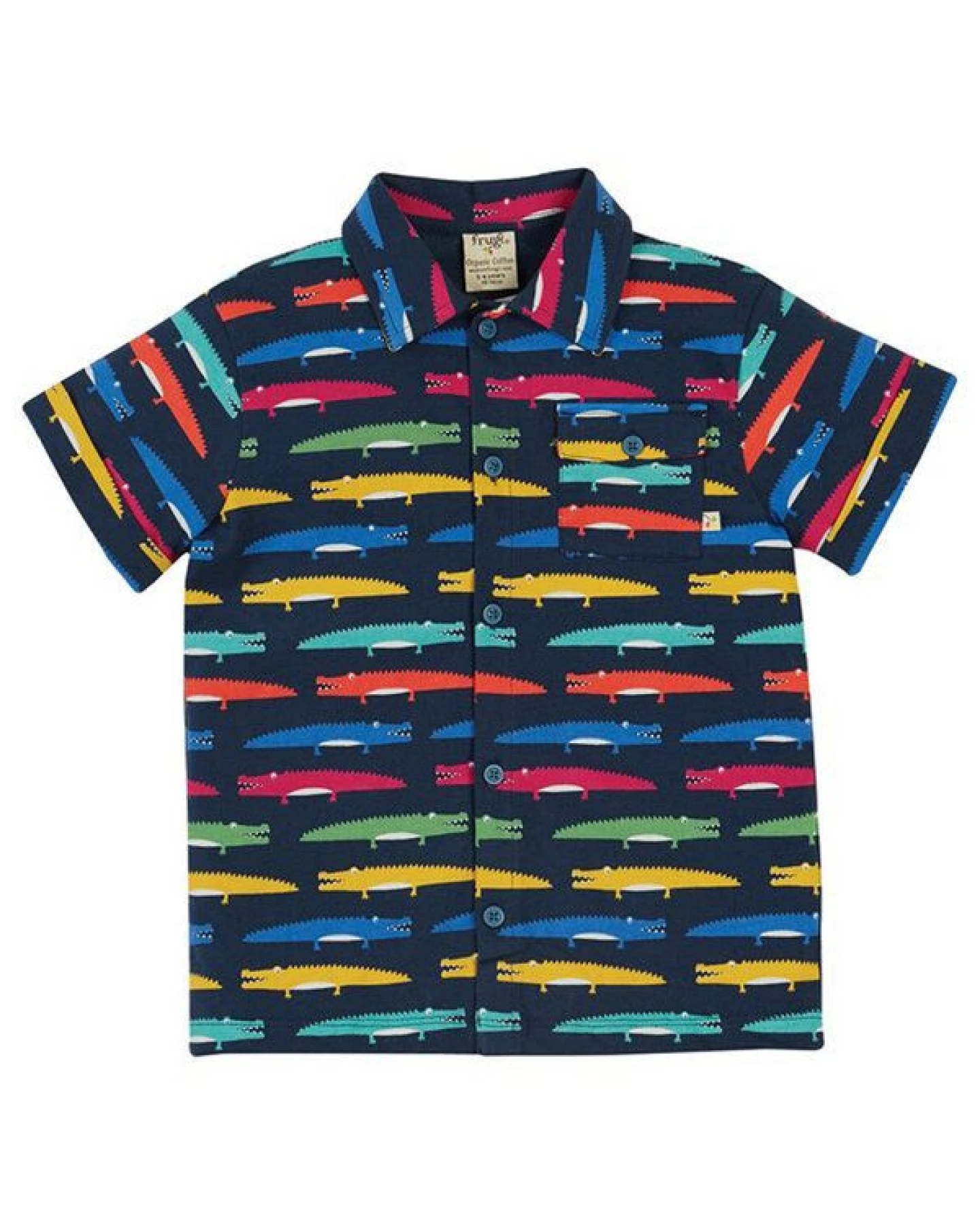 Frugi Jersey-Shirt Krokodil Rupert – Ansicht 2
