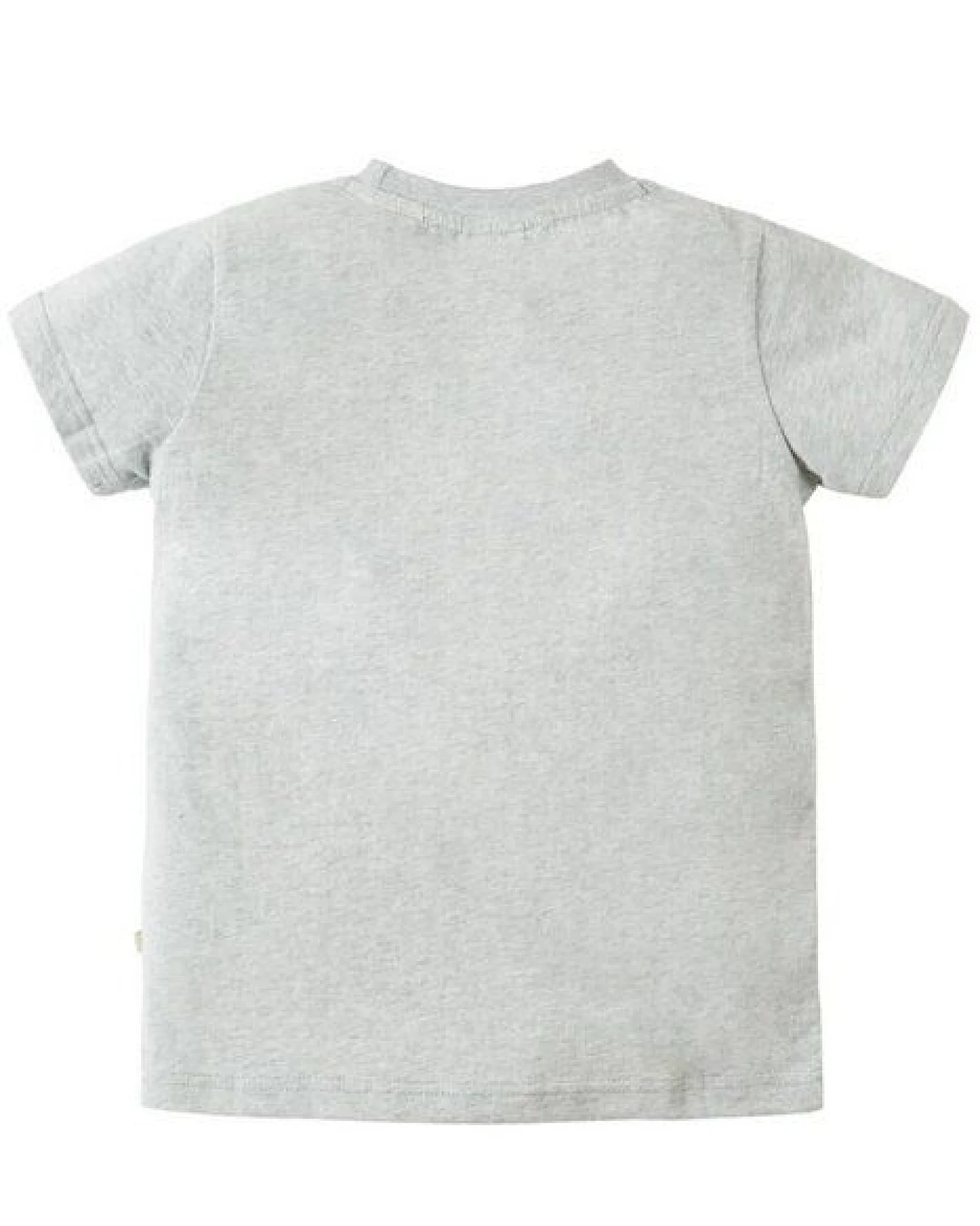 Frugi T-Shirt Stanley mit Gorilla-Applikation in grau – Ansicht 3