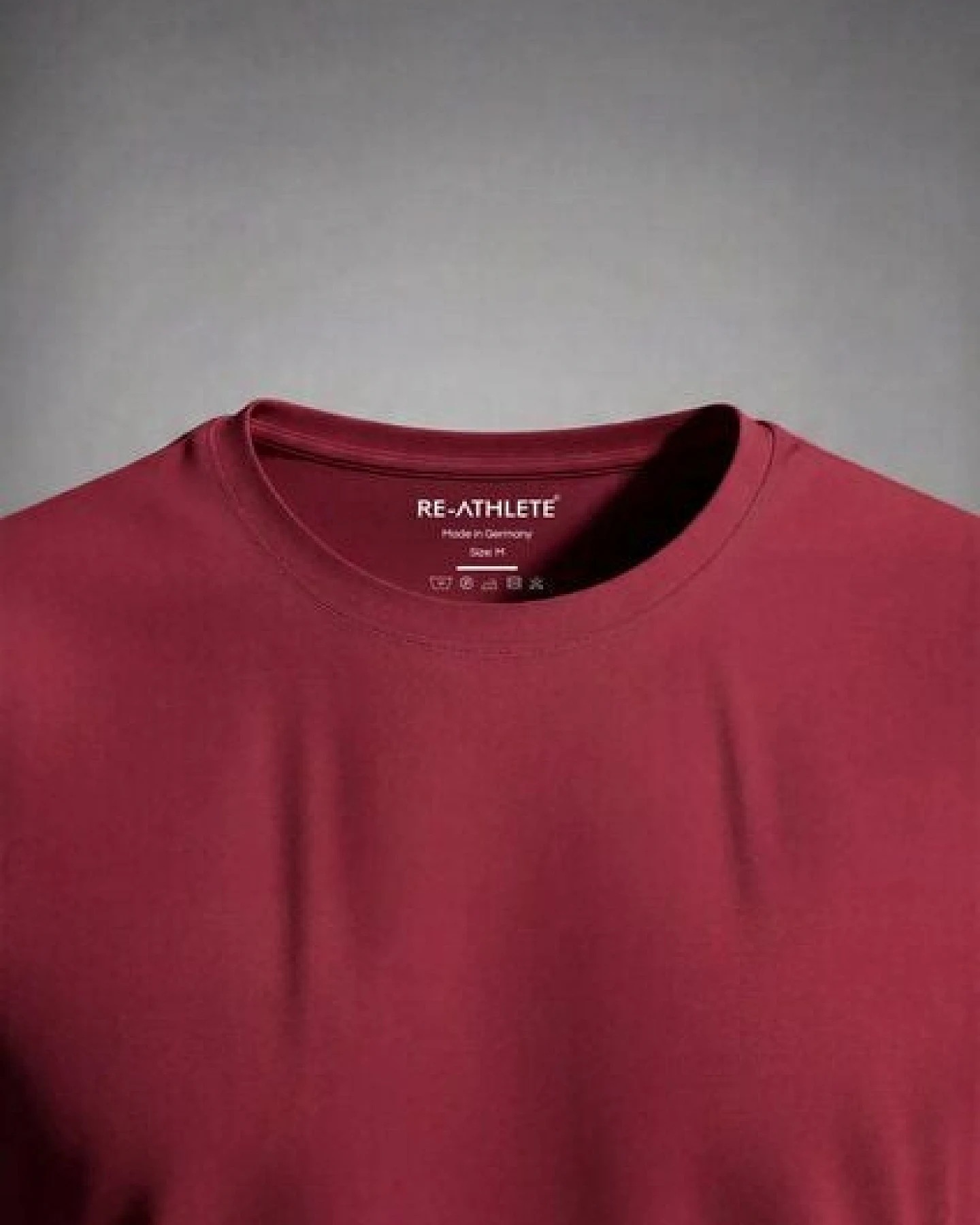Re-Athlete ICON Bambus Herren Shirt - bordeaux – Ansicht 4