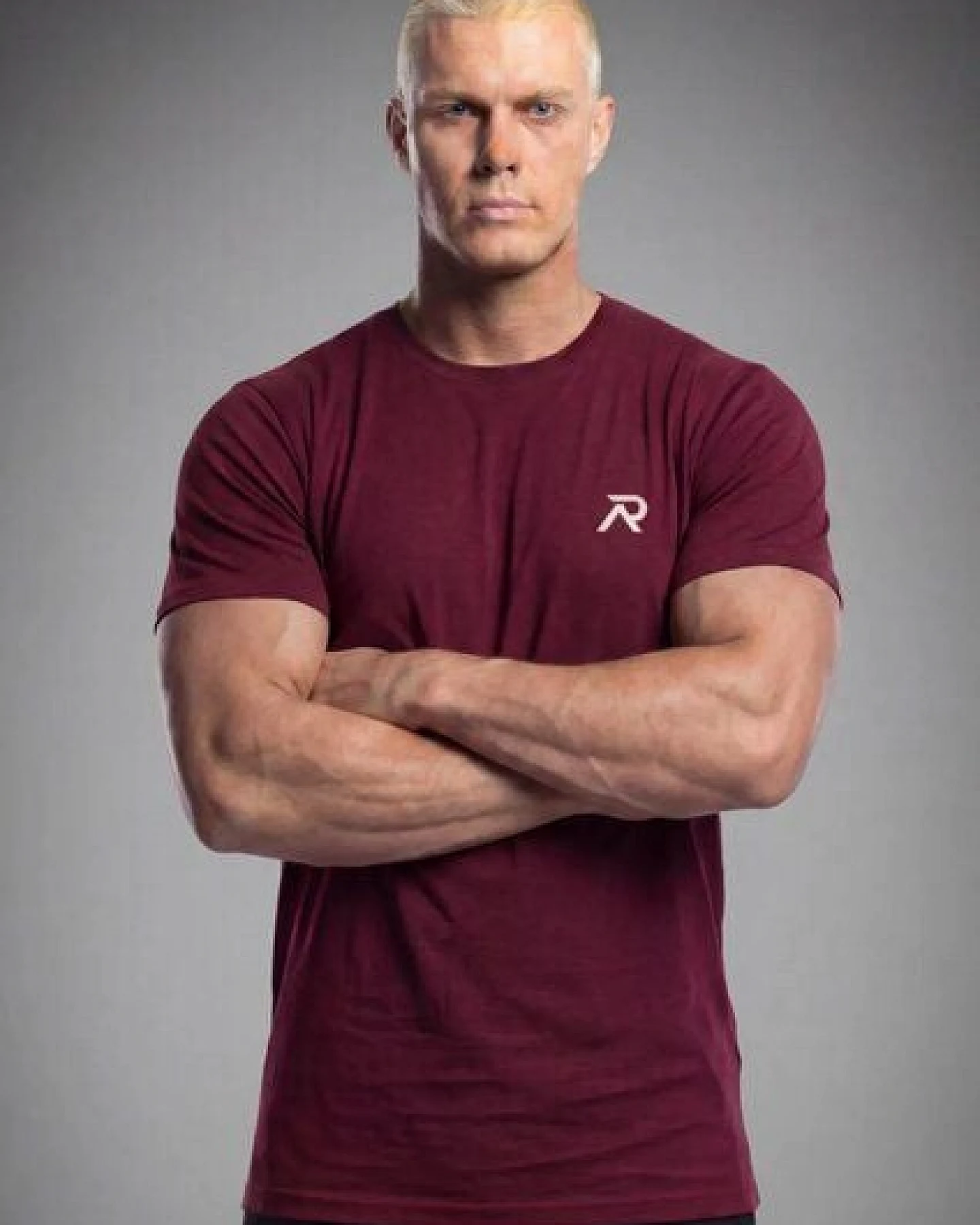Re-Athlete ICON Bambus Herren Shirt - bordeaux – Ansicht 3