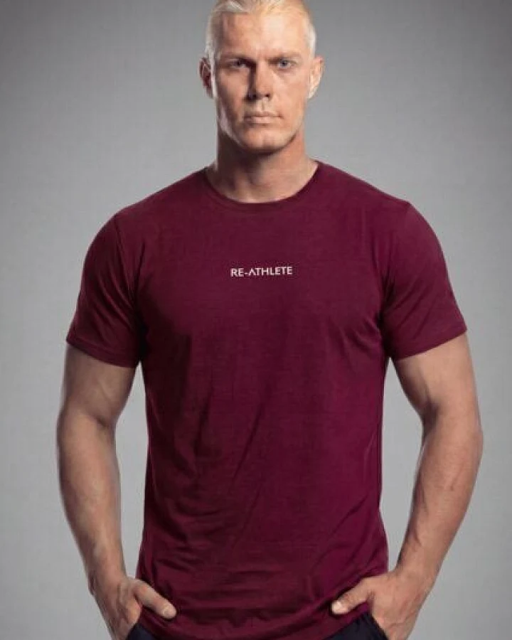 Re-Athlete CORE Bambus Herren Shirt - bordeaux