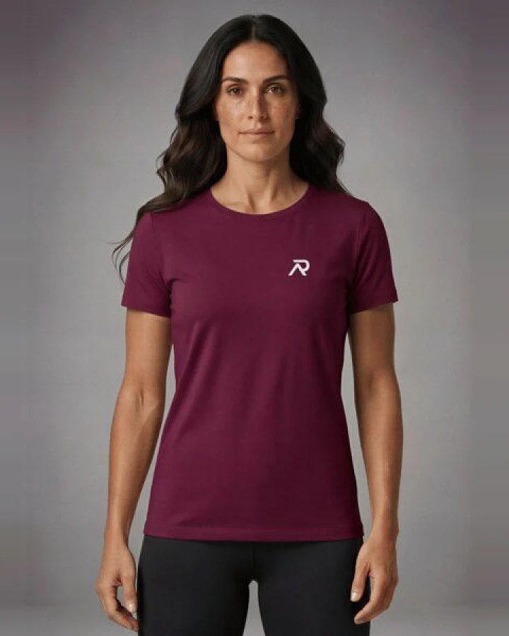 Re-Athlete ICON Bambus Damen Shirt - bordeaux