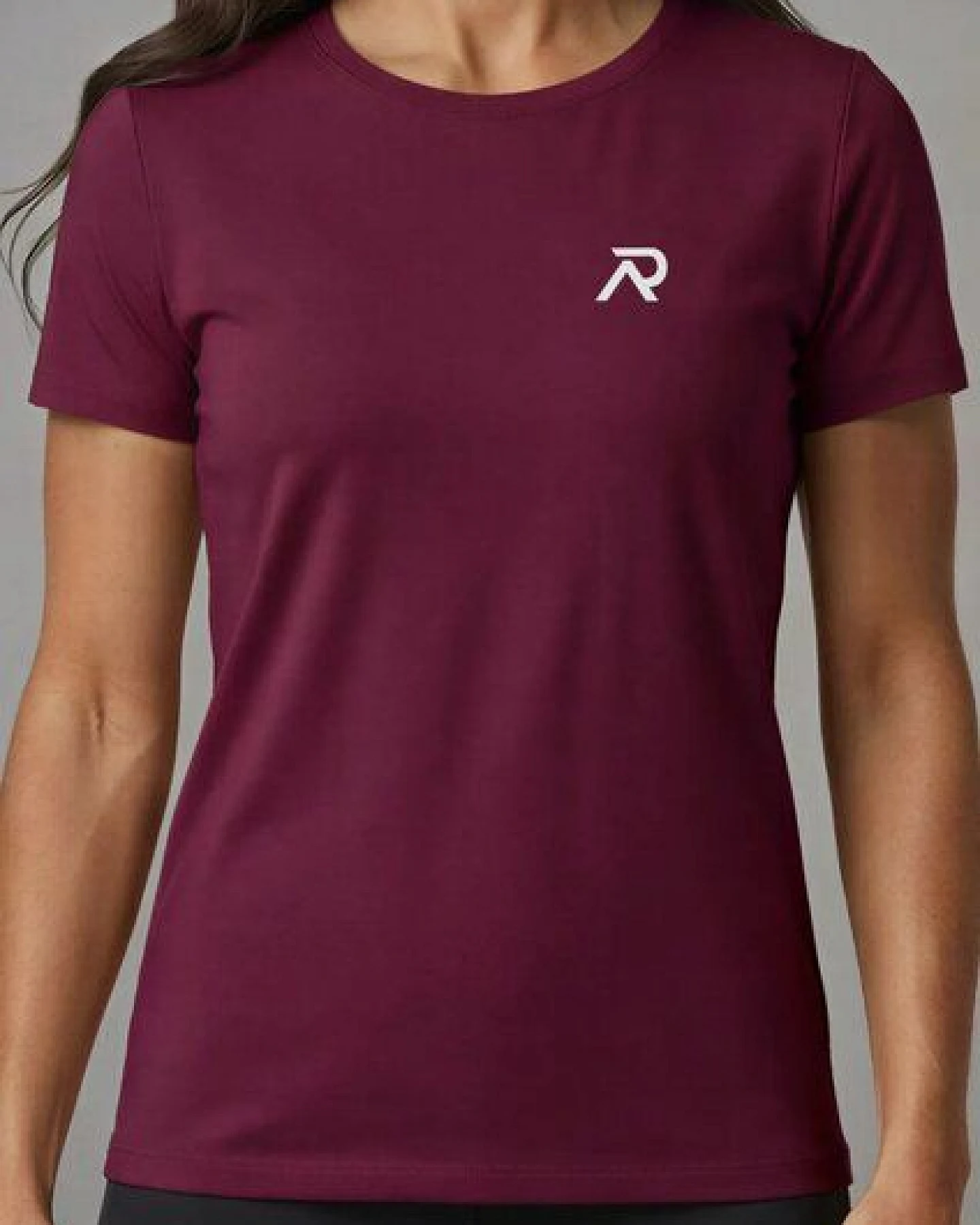 Re-Athlete ICON Bambus Damen Shirt - bordeaux – Ansicht 2