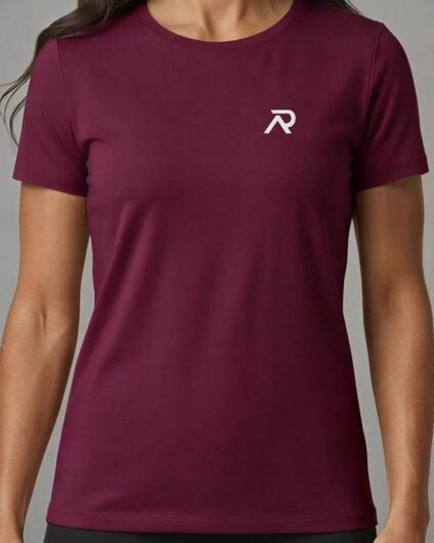 Re-Athlete ICON Bambus Damen Shirt - bordeaux – Ansicht 2