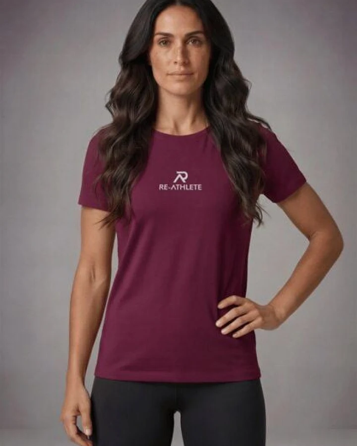Re-Athlete PRIME Bambus Damen Shirt - bordeaux