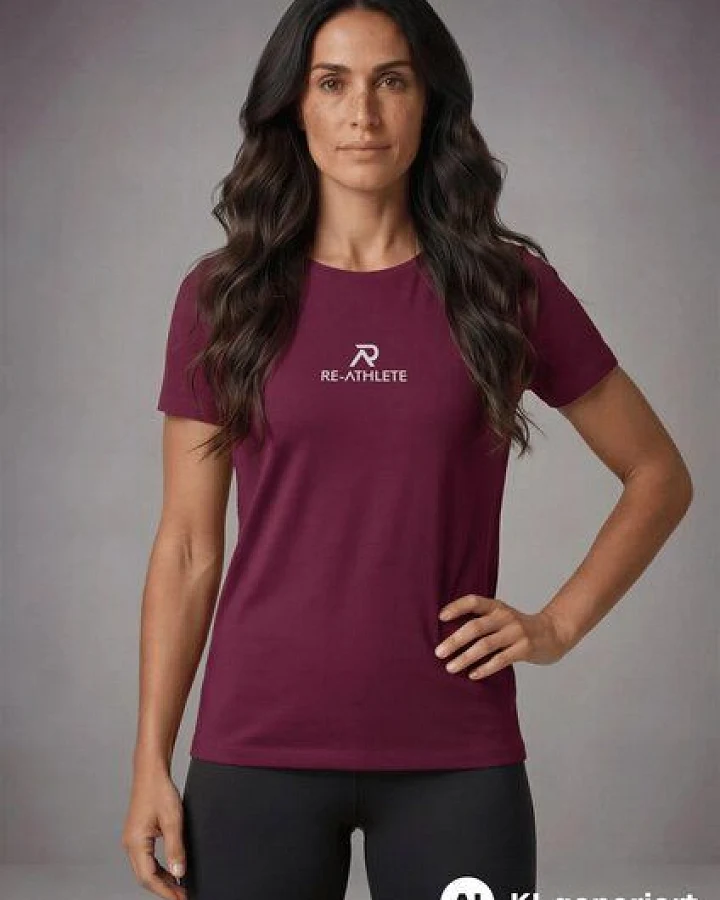 Re-Athlete PRIME Bambus-Viskose Damen Shirt - bordeaux