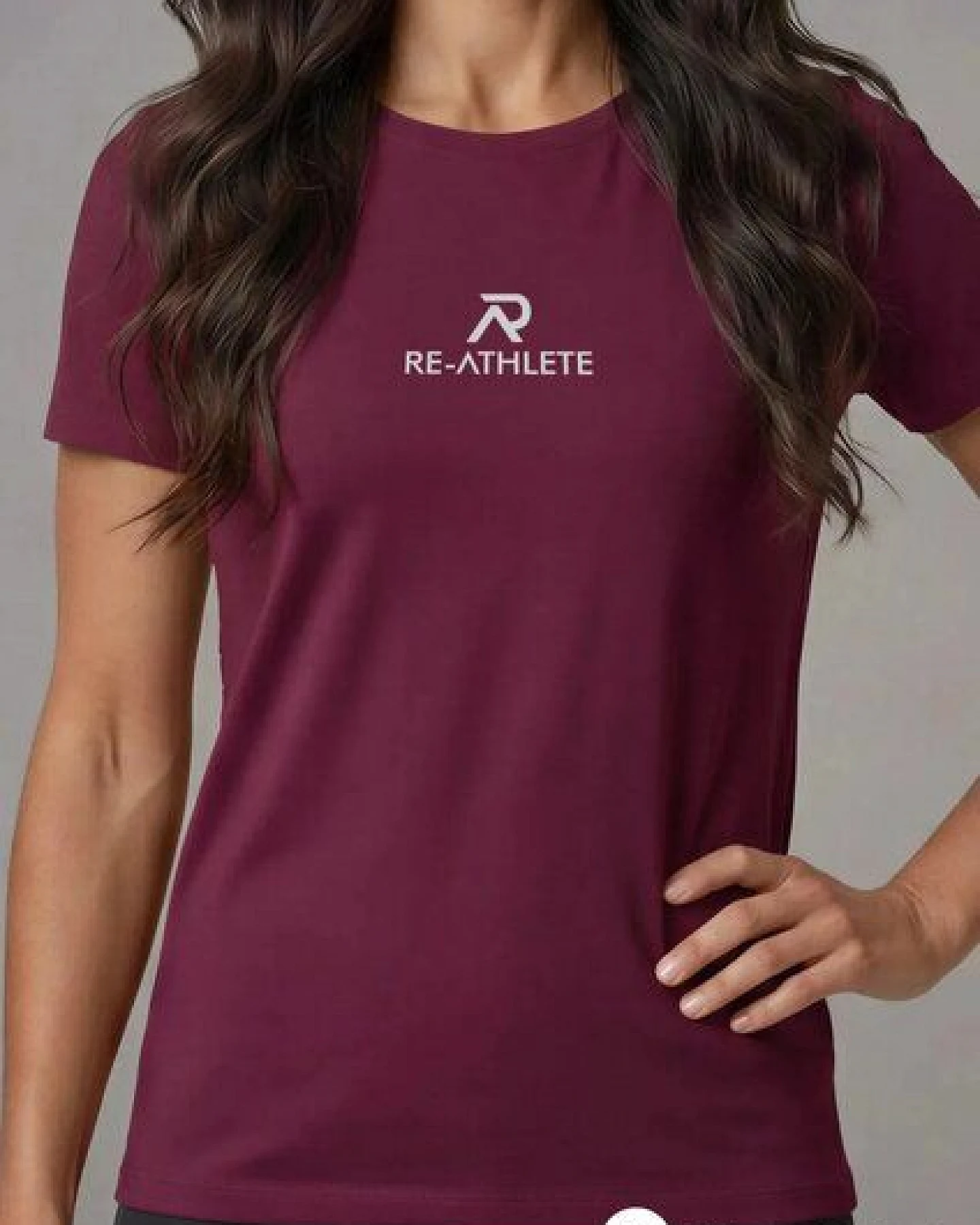 Re-Athlete PRIME Bambus-Viskose Damen Shirt - bordeaux – Ansicht 2