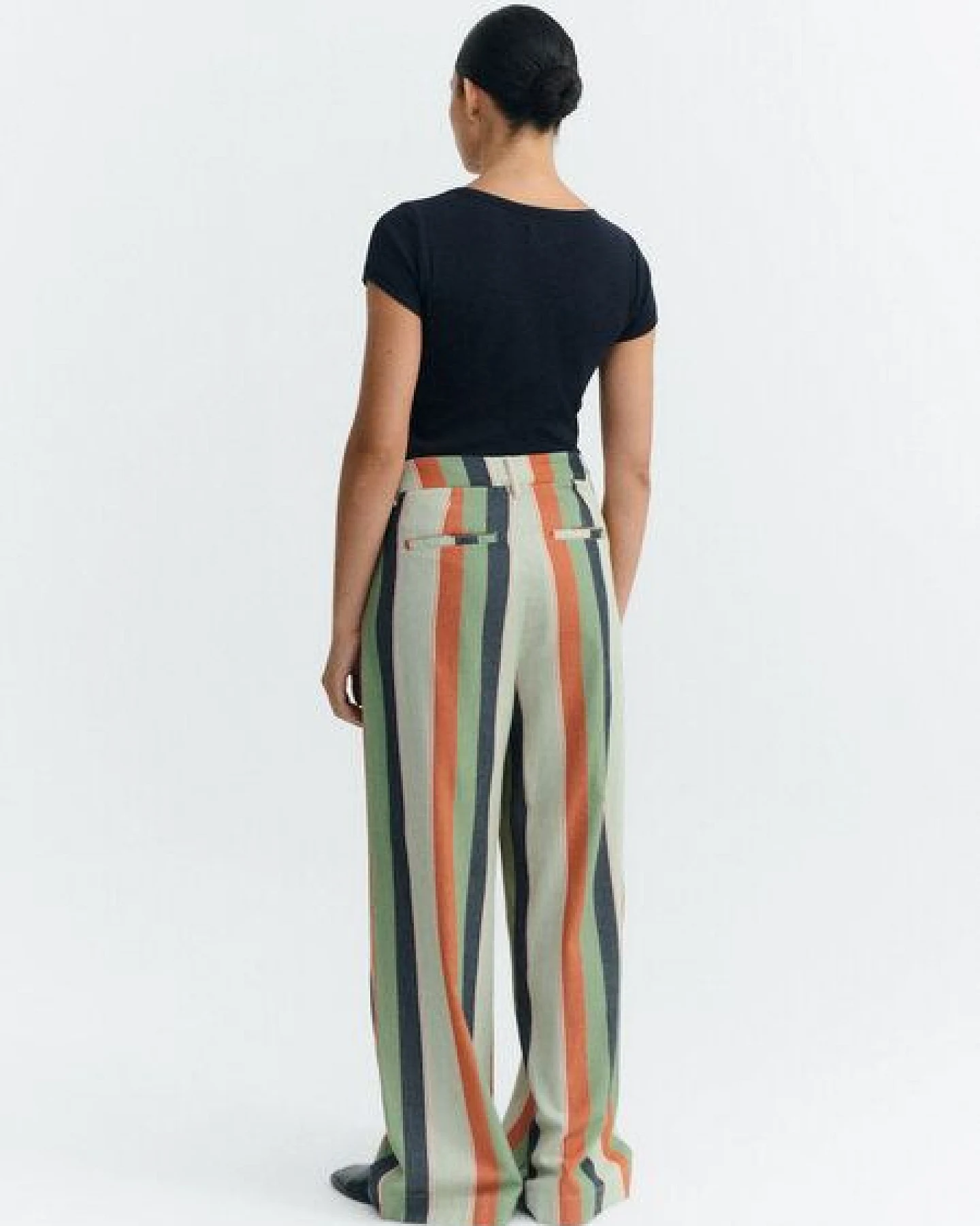 thinking mu Damen Hose - Striped Pat Pants - aus Bio-Baumwolle – Ansicht 4