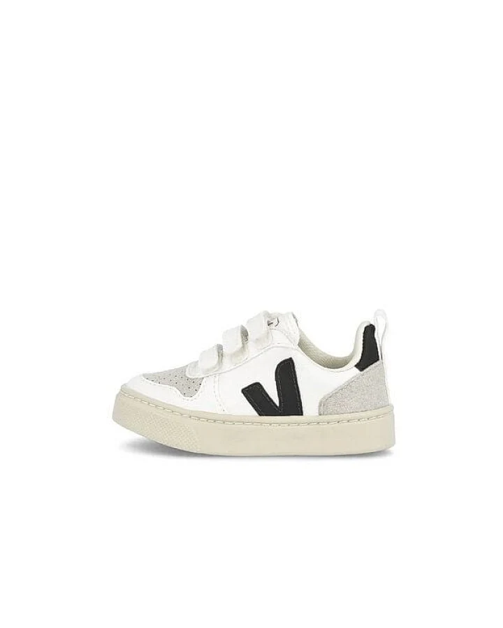 Veja Sneaker - Small V-10 Velcro CWL White Black