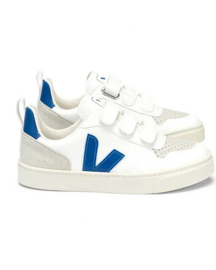 Veja Sneaker - Small V-10 Velcro CWL White Indigo