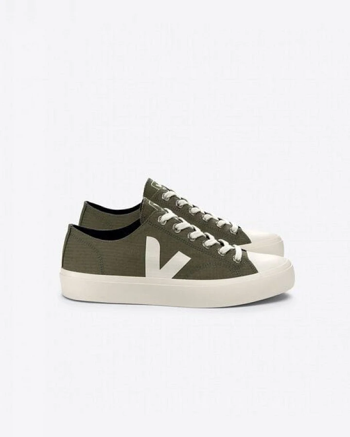 Veja Sneaker - WATA II LOW CANVAS KAKI PIERRE