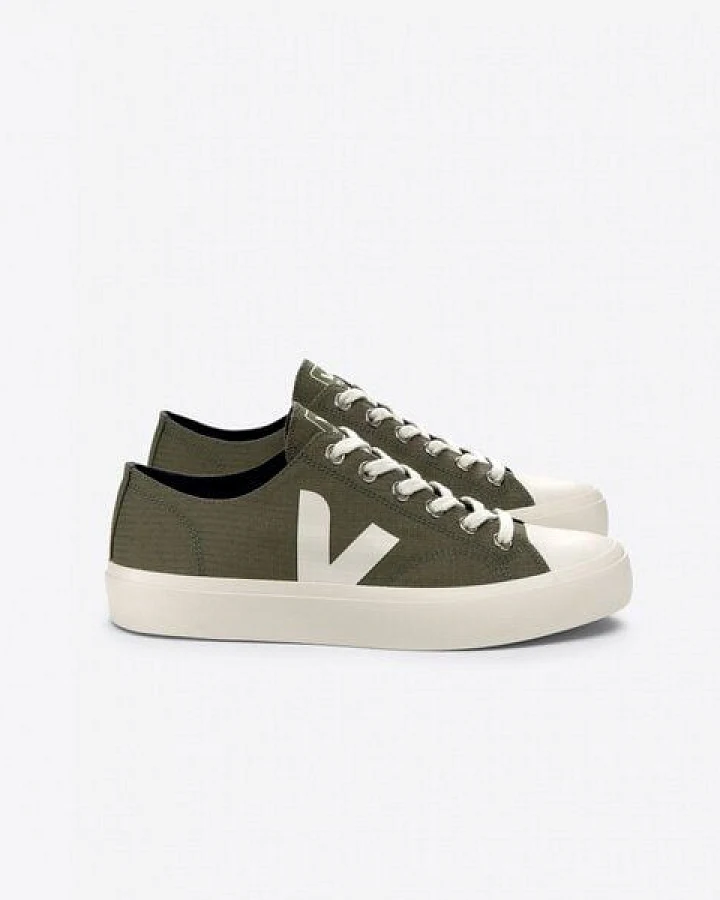 Veja Sneaker - WATA II LOW CANVAS KAKI PIERRE