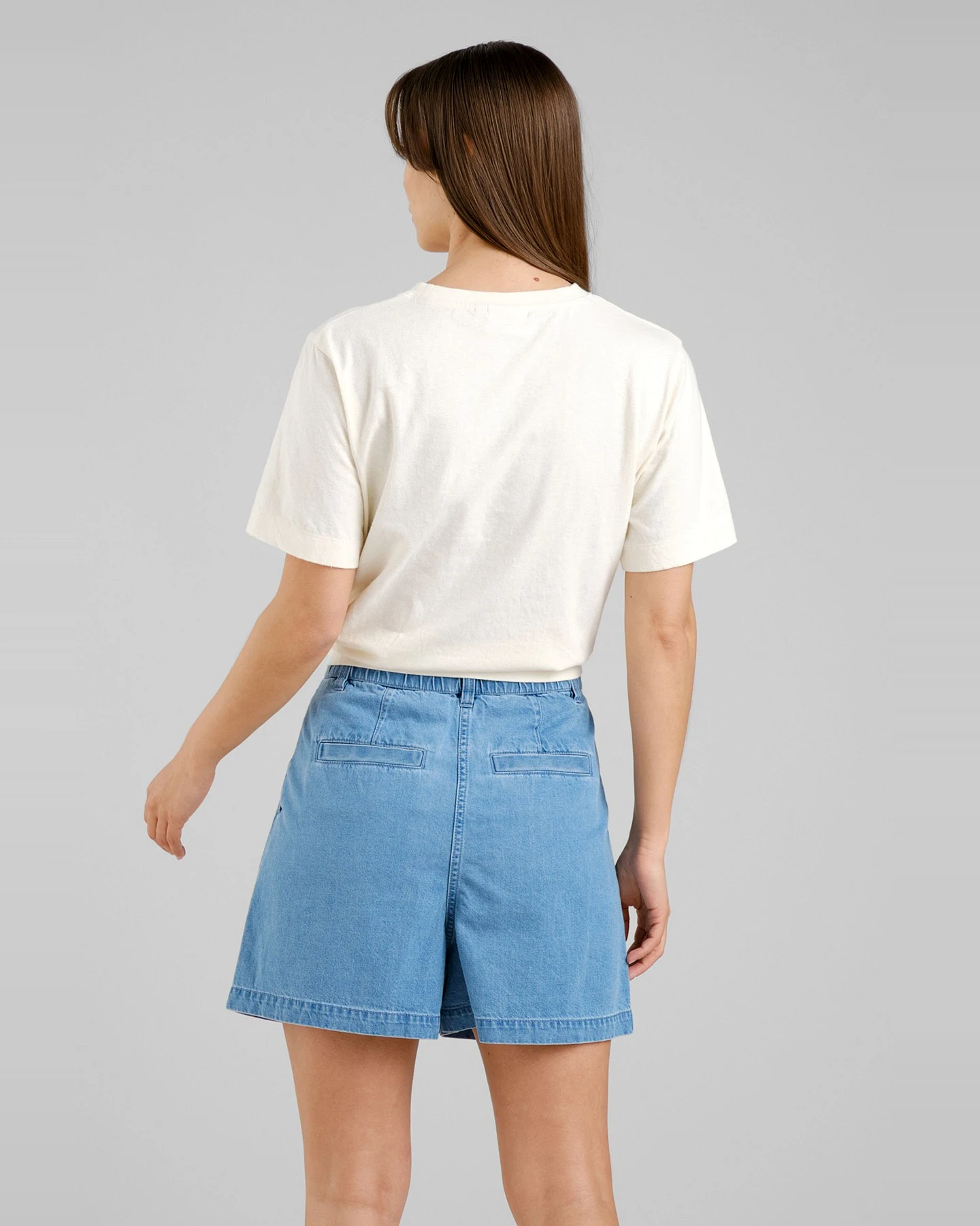 Shorts Djupvik Denim Blau – Ansicht 2