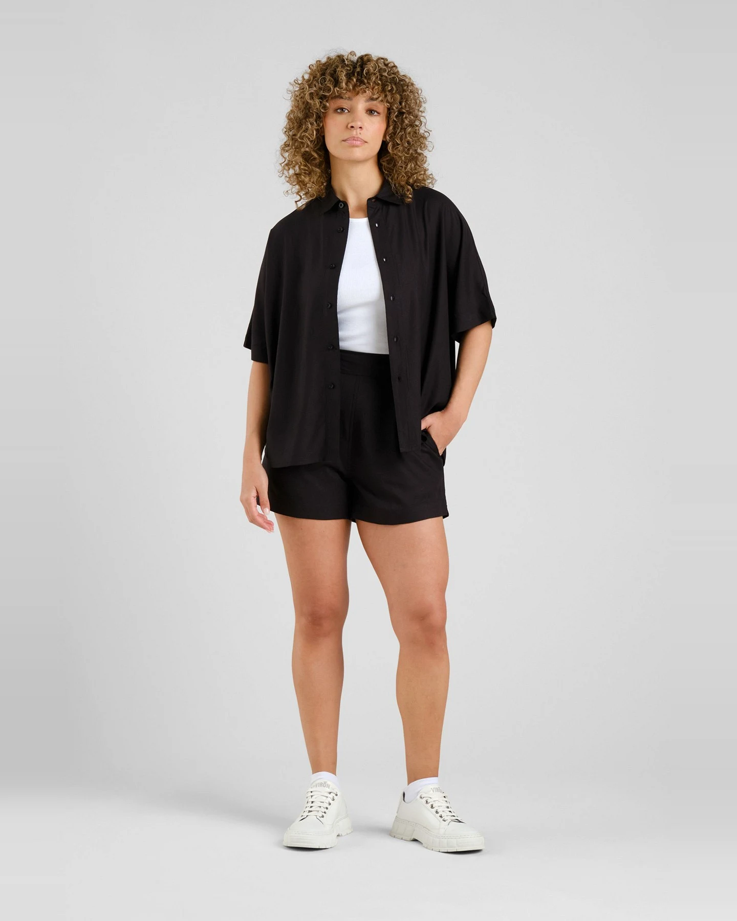 Shorts Aspudden Schwarz – Ansicht 2