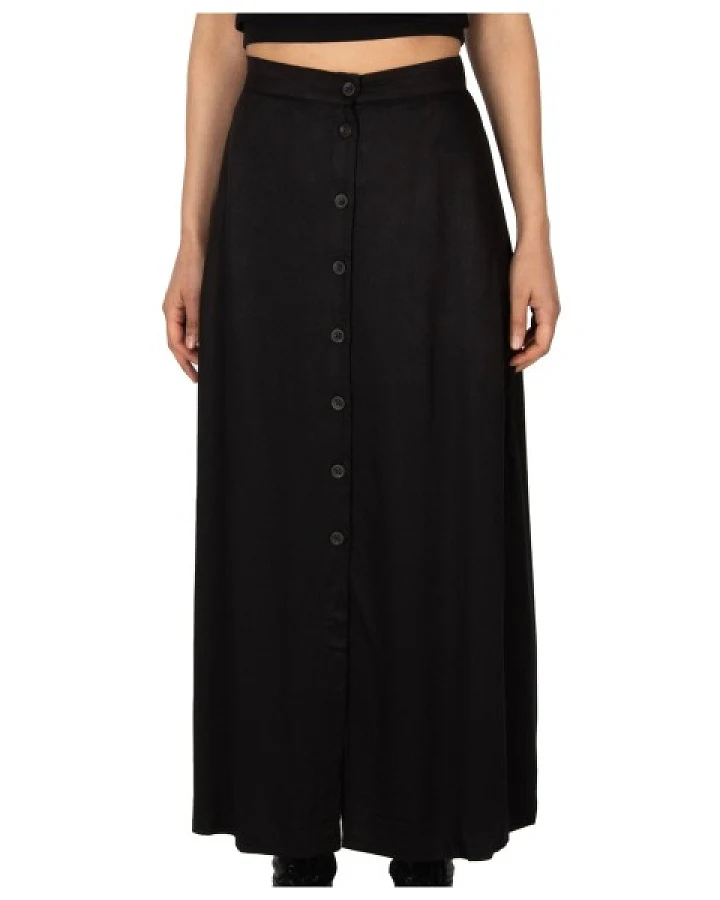 Iriedaily - Women's Civic Eco Maxi Skirt - Rock Gr XL schwarz