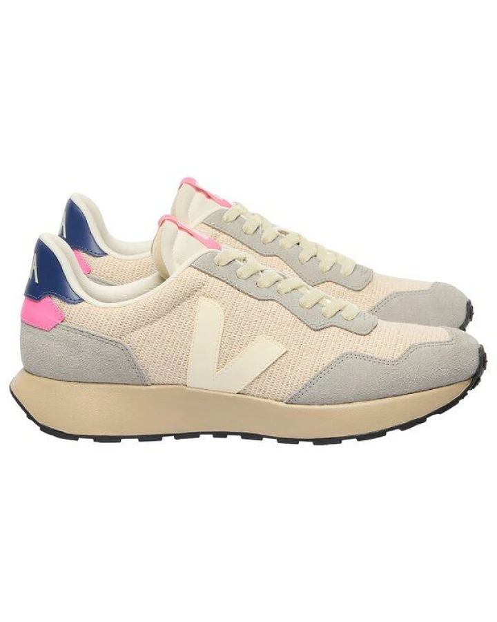 Veja Damen-Sneaker Paulistana J-Mesh Cashew Oxford Grey