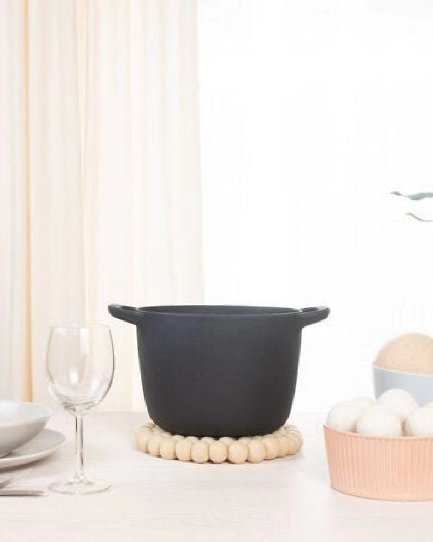 myfelt Filzkugel Topfuntersetzer (⌀ 20 cm) – Ansicht 4