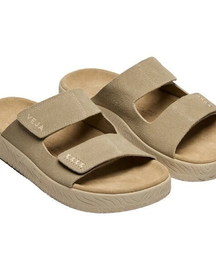 Veja Herren-Sandalen Etna Suede Taupe Almond