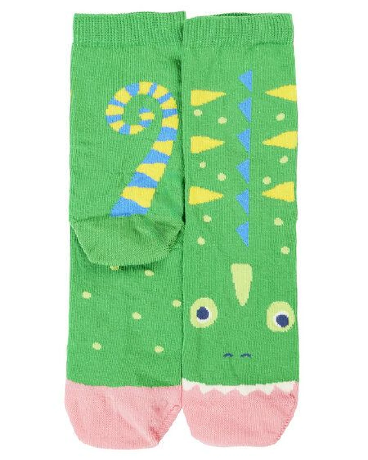 Frugi Kindersocken in Dreierpack mit Reptilien – Ansicht 3