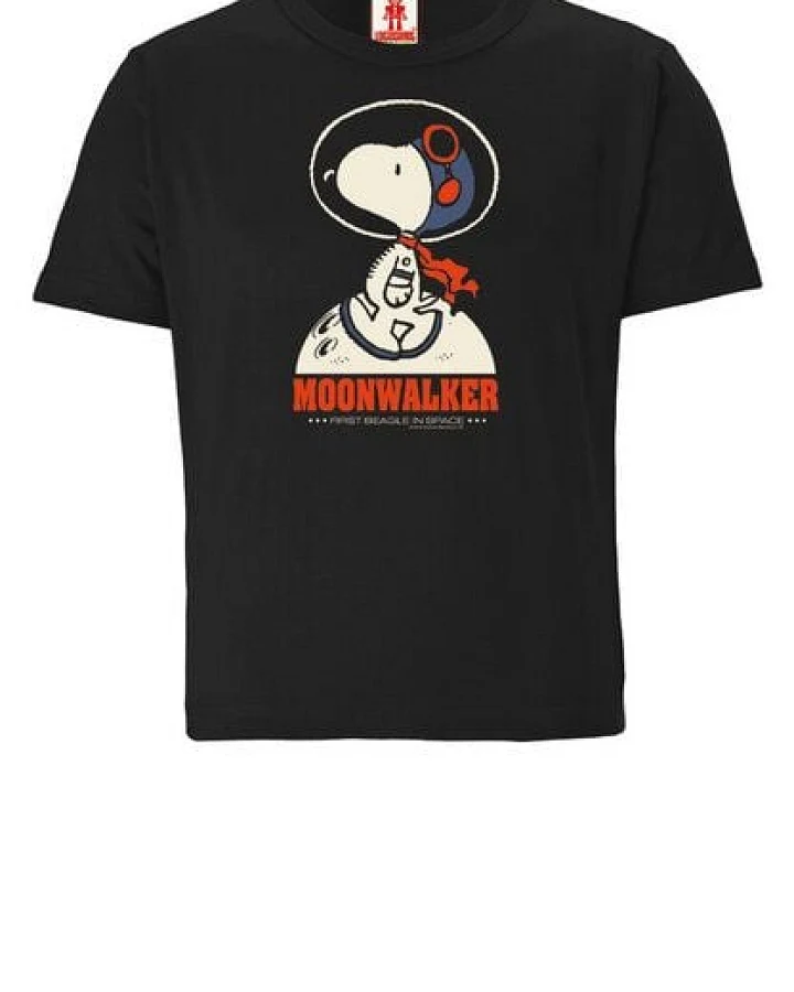 LOGOSH!RT LOGOSHIRT - Peanuts - Snoopy - Moonwalker - Bio T-Shirt - Comic Print - Kinder