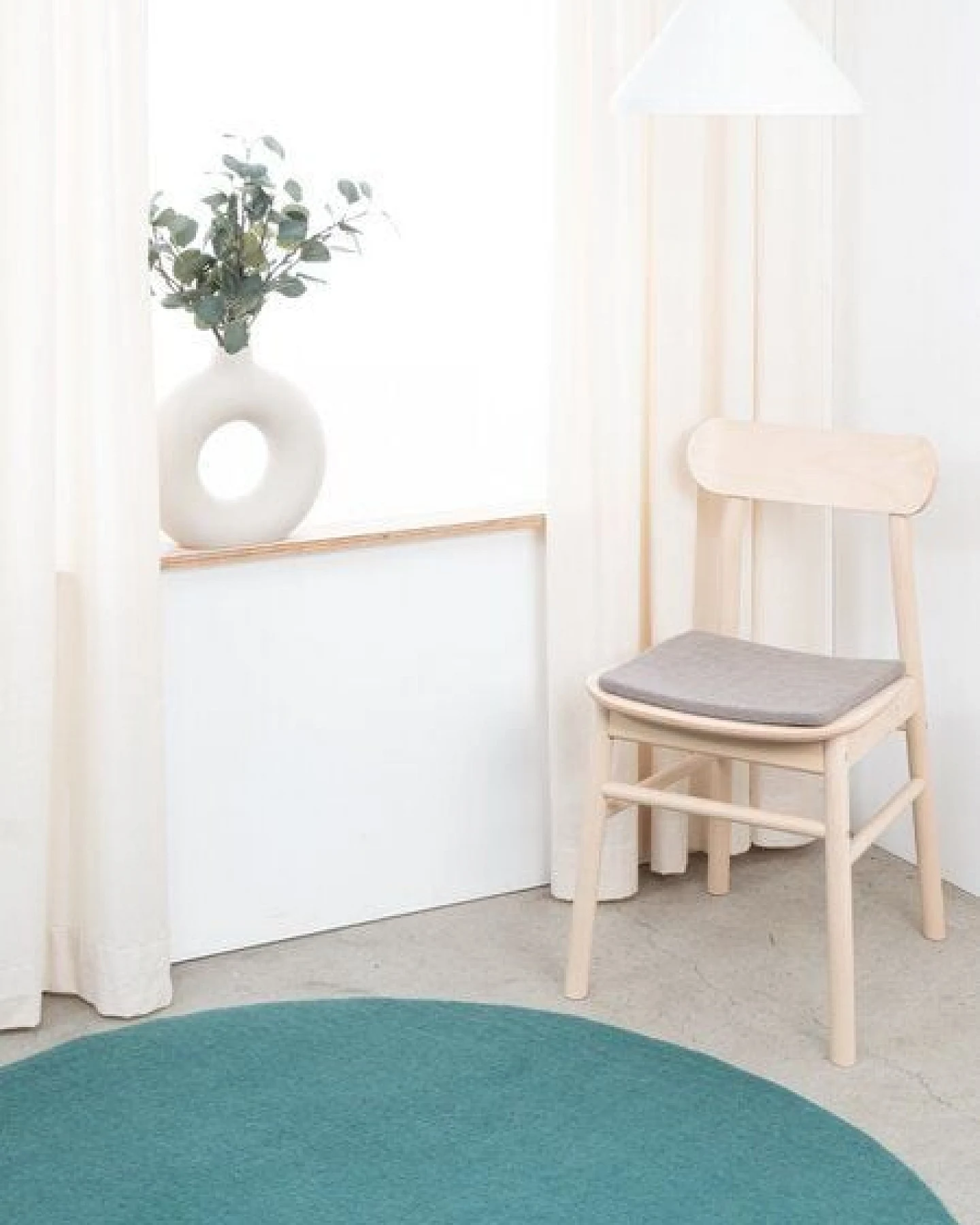 myfelt Flachfilz Sitzauflage (⌀ 36 cm, 36 x 36 cm) – Ansicht 4