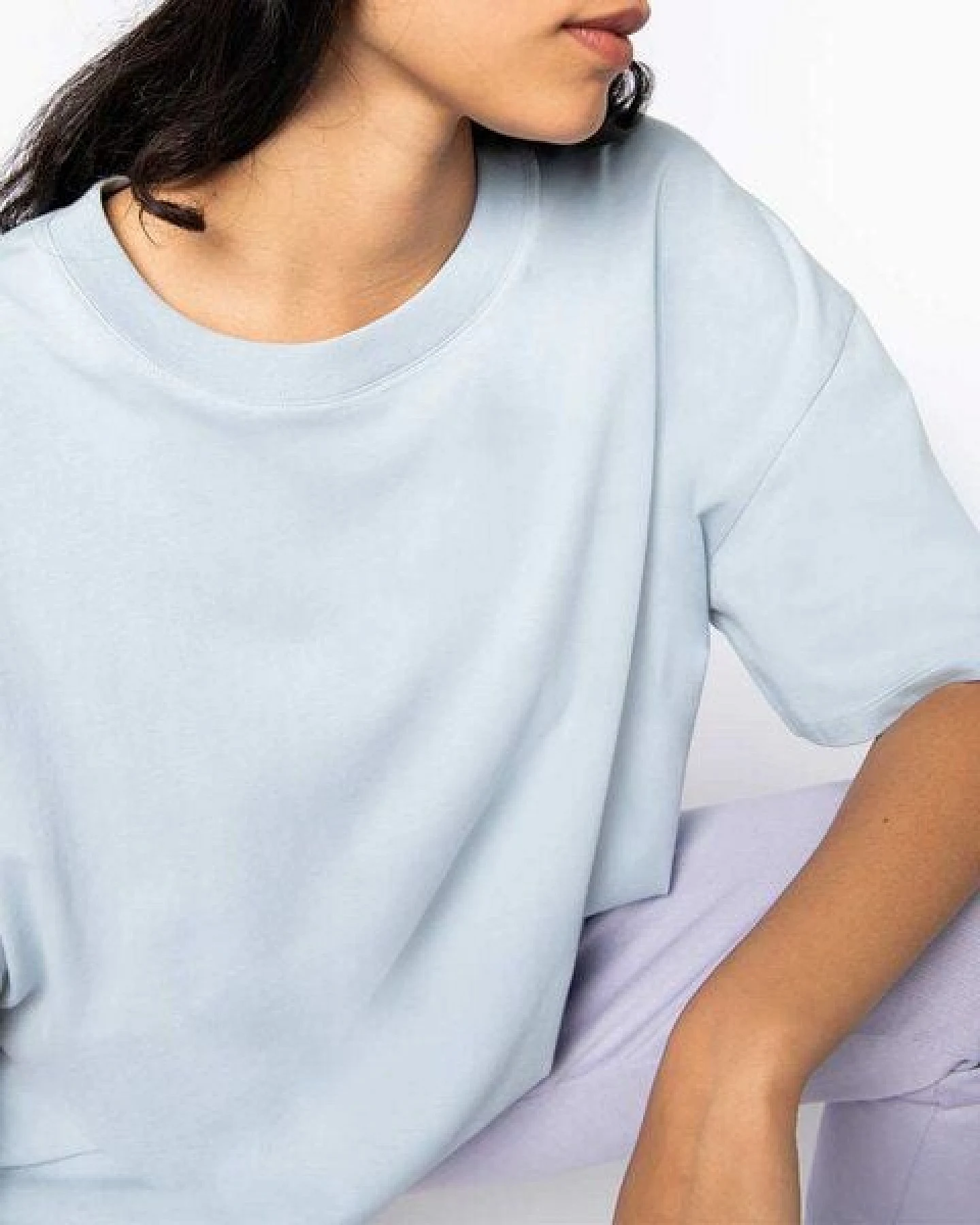 YTWOO Damen Oversized T-Shirt aus Bio-Baumwolle – Ansicht 3