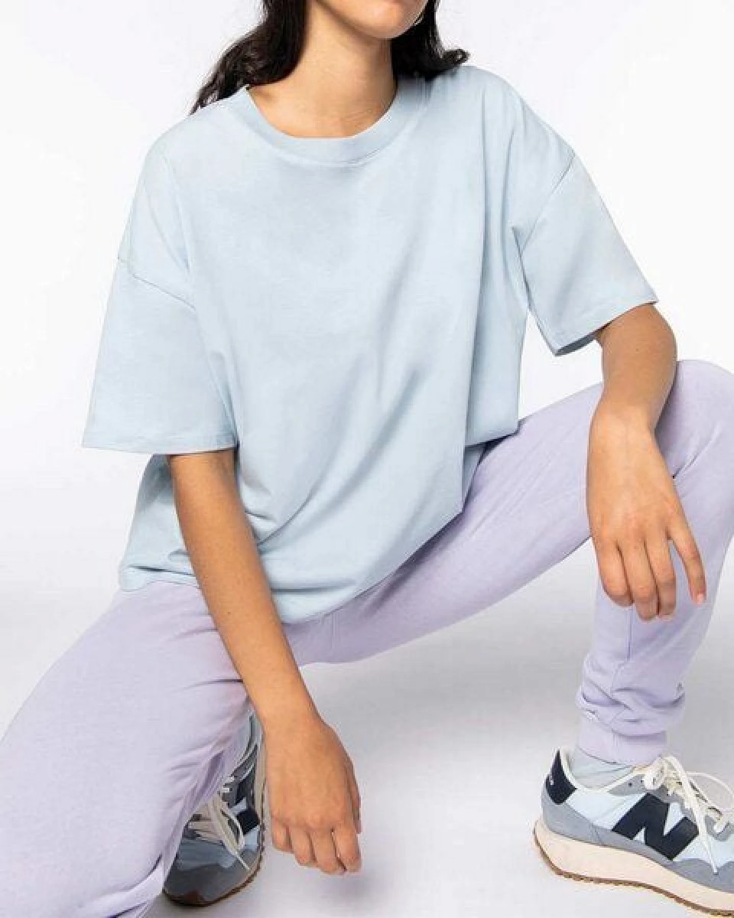 YTWOO Damen Oversized T-Shirt aus Bio-Baumwolle – Ansicht 4