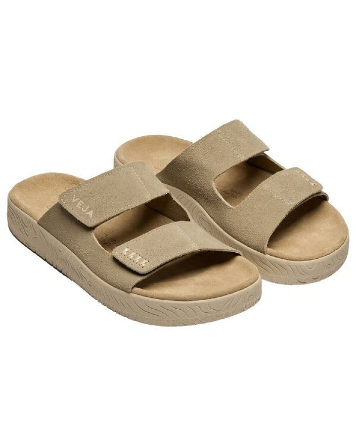Veja Damen-Sandalen Etna Suede Taupe Almond