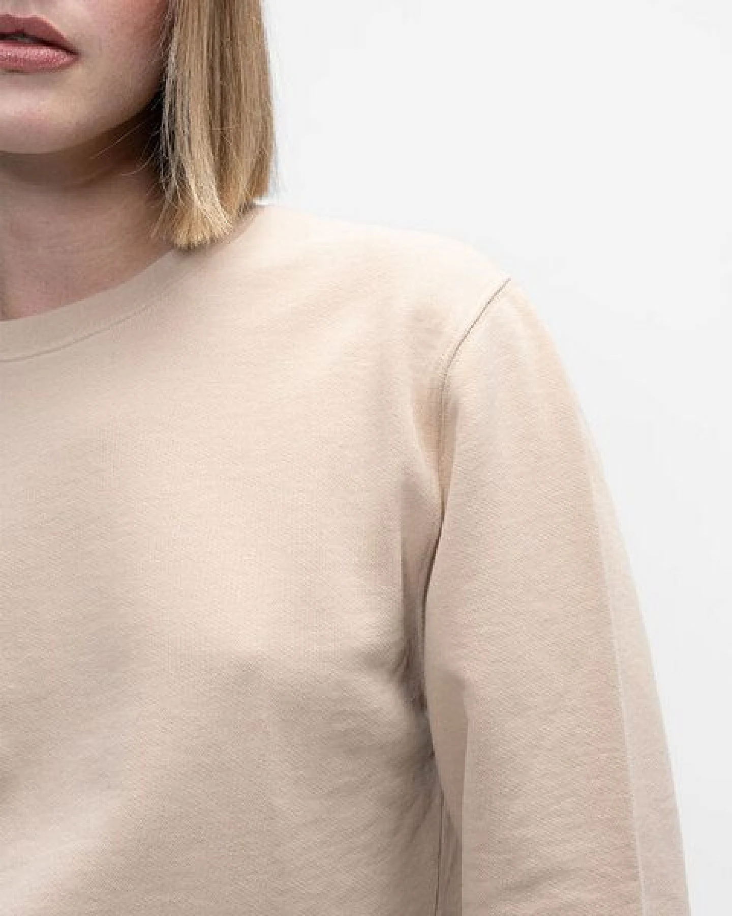 SANVT Das Unisex Sweatshirt - Sandbeige – Ansicht 2