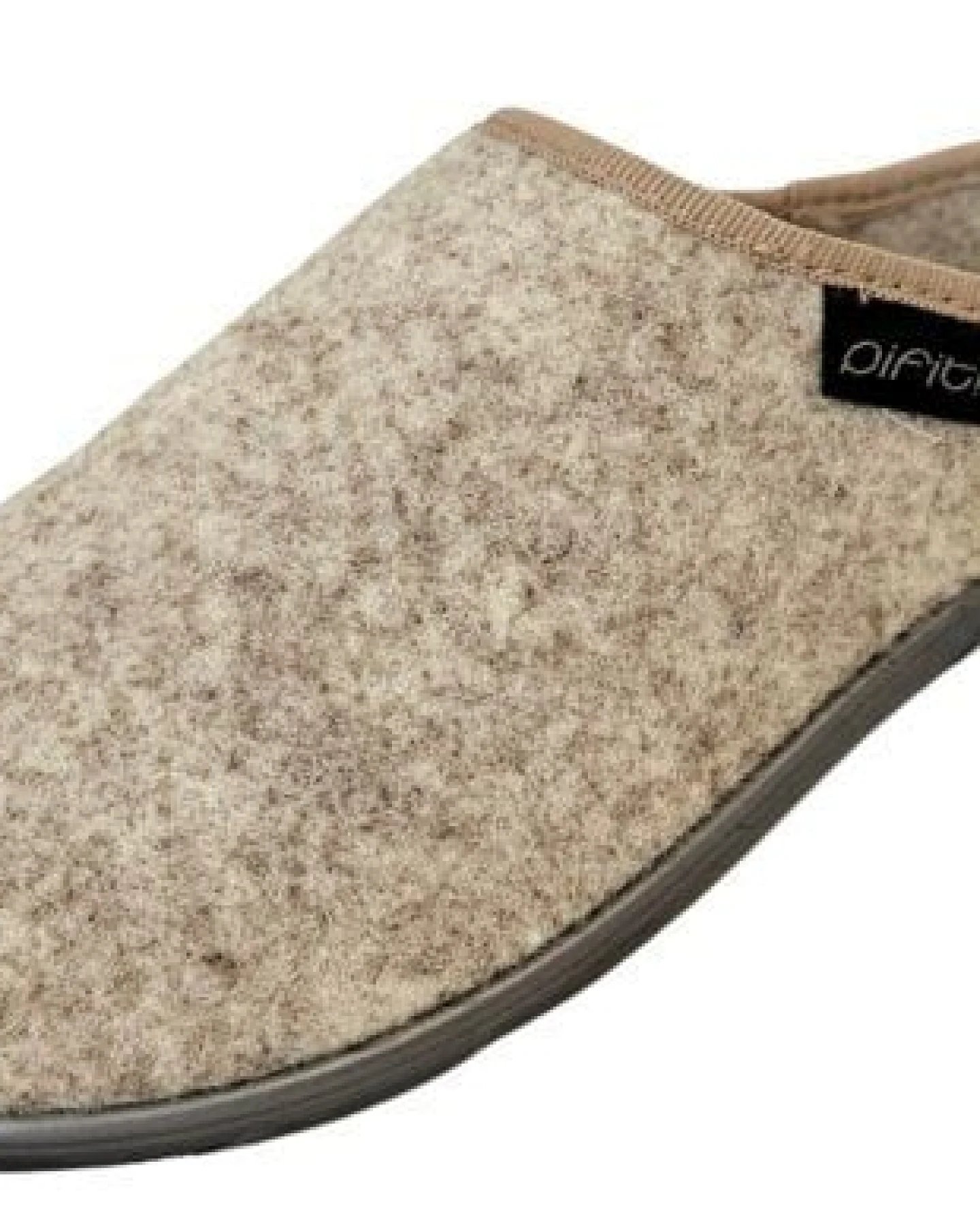 Pantoffel homey mit Barfußgefühl pifit! aus hochwertigem Wollfilz beige, 32100-8 – Ansicht 3