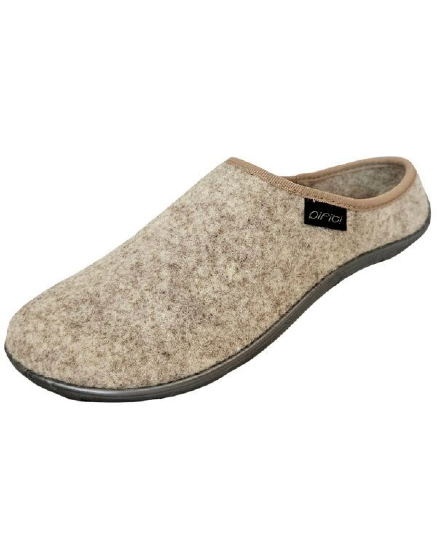 Pantoffel homey mit Barfußgefühl pifit! aus hochwertigem Wollfilz beige, 32100-8 – Ansicht 3