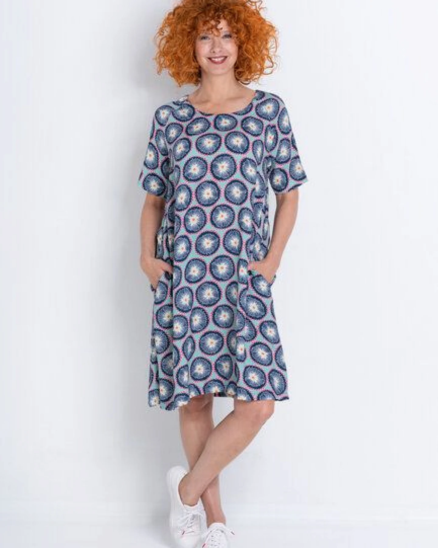 Heidekönigin Kleid kurzarm – Ansicht 2