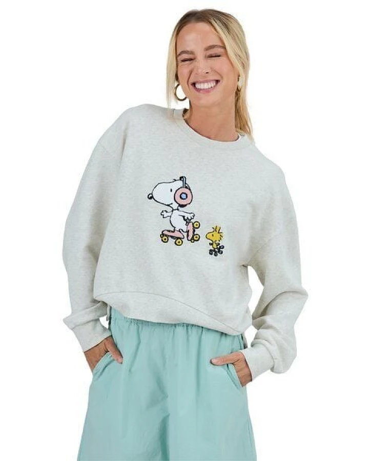 Brava Fabrics Sweatshirt Peanuts Roller