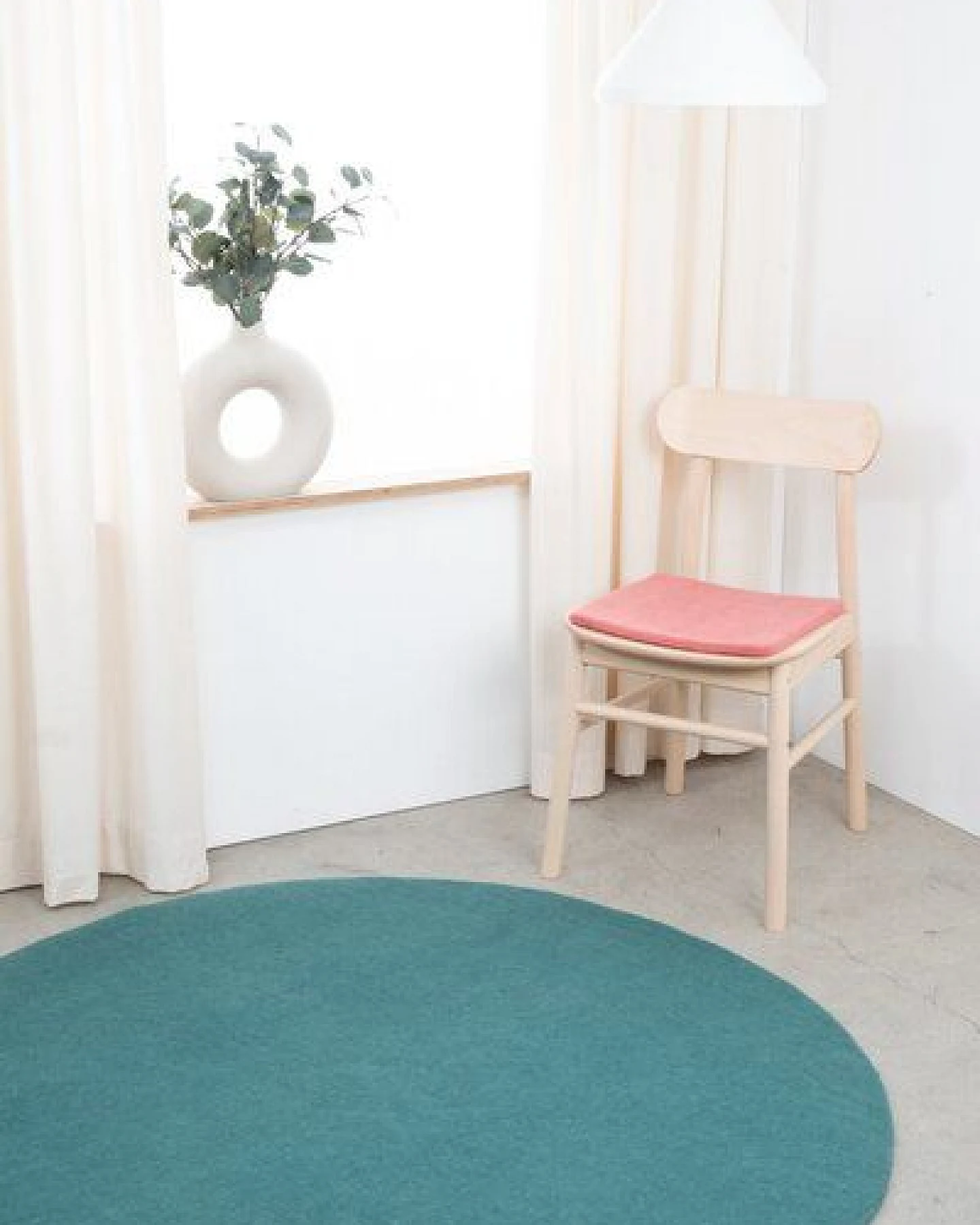 myfelt Flachfilz Sitzauflage (⌀ 36 cm, 36 x 36 cm) – Ansicht 3