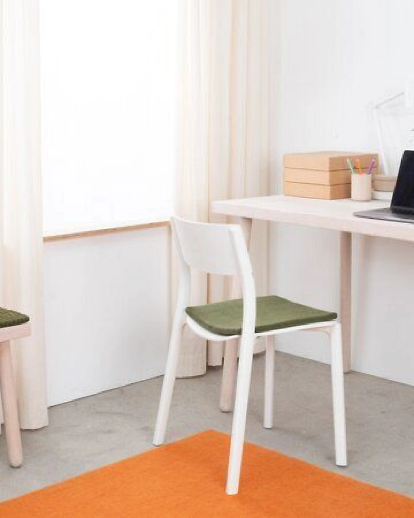 myfelt Flachfilz Sitzauflage (⌀ 36 cm, 36 x 36 cm) – Ansicht 2
