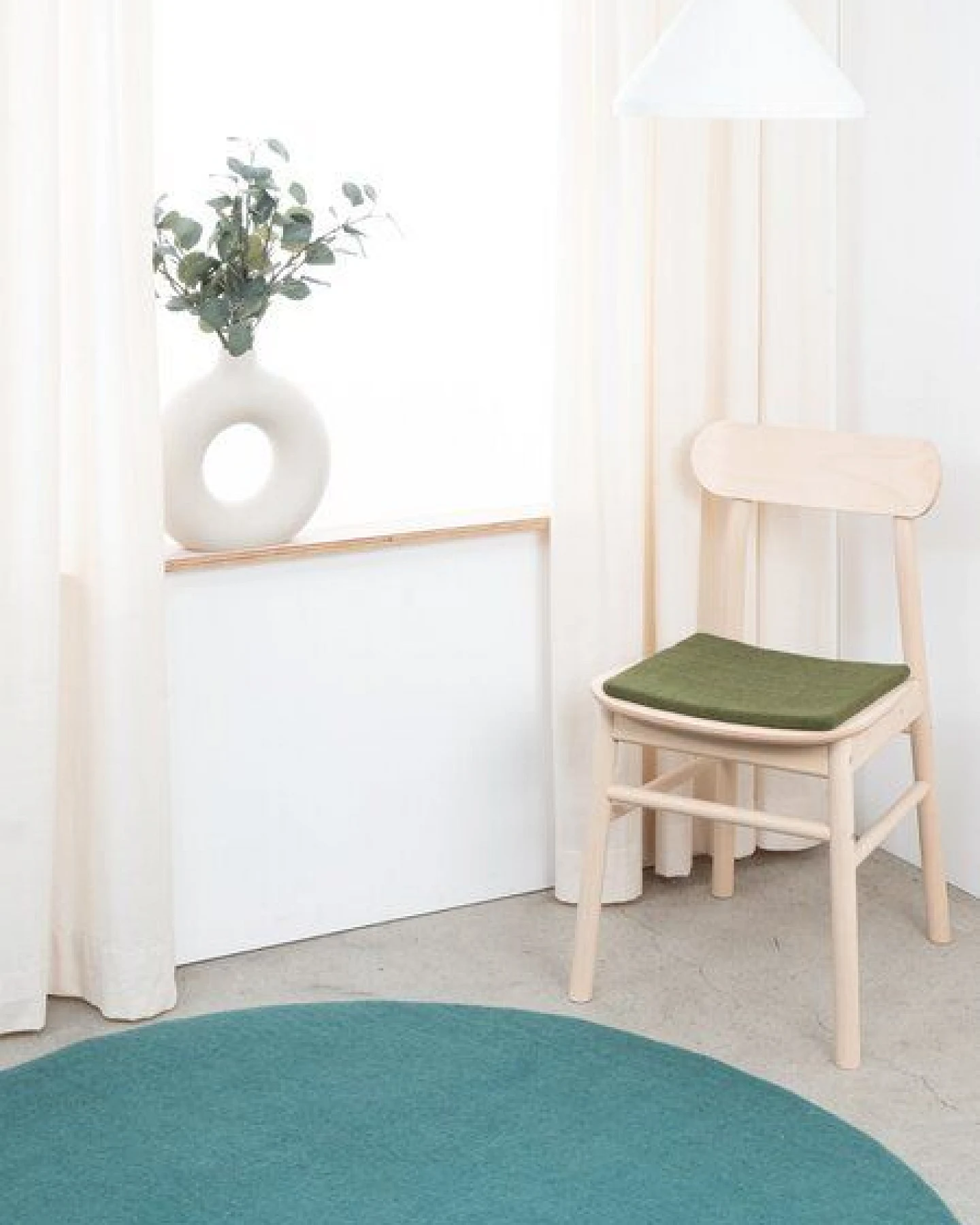 myfelt Flachfilz Sitzauflage (⌀ 36 cm, 36 x 36 cm) – Ansicht 3