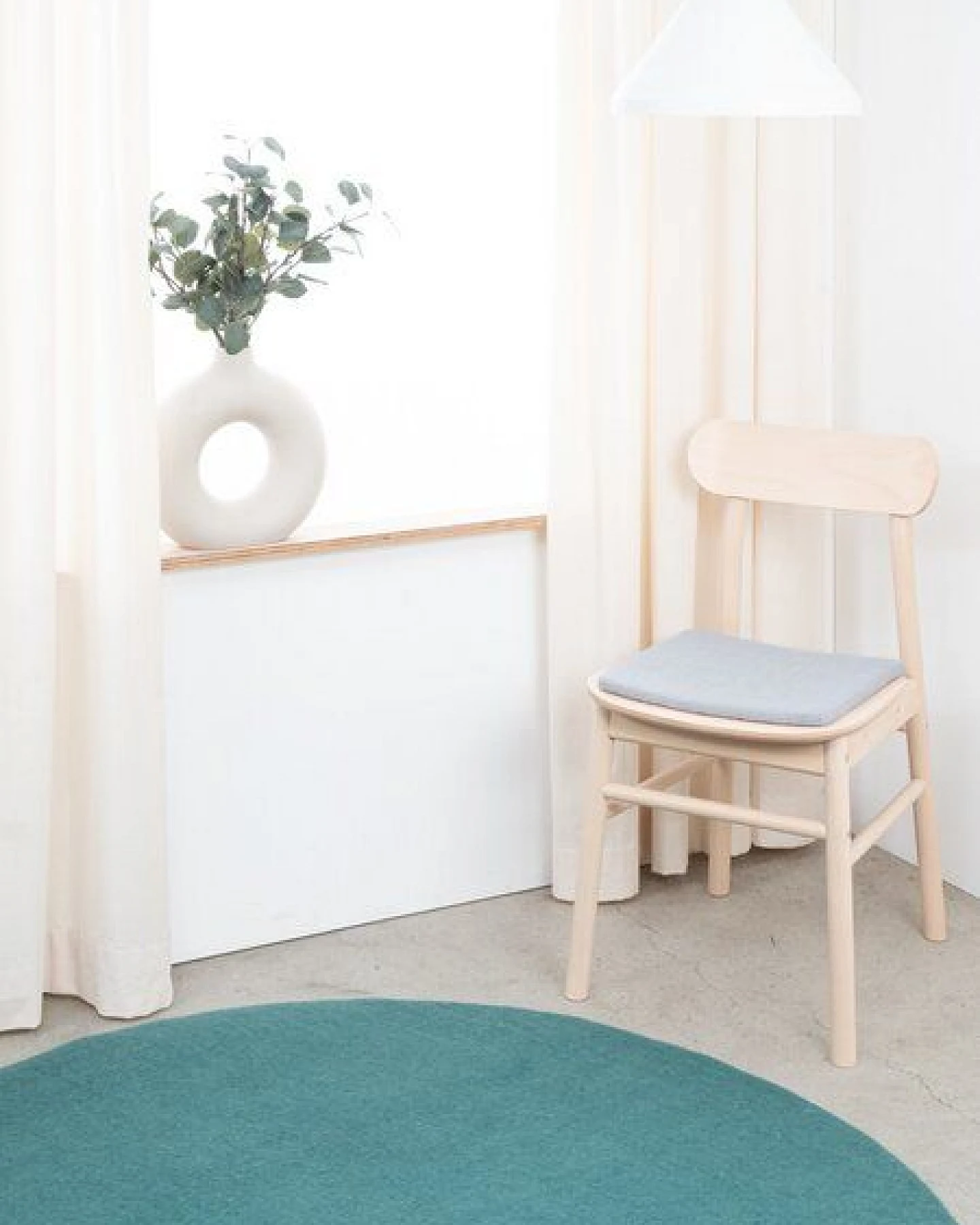 myfelt Flachfilz Sitzauflage (⌀ 36 cm, 36 x 36 cm) – Ansicht 3