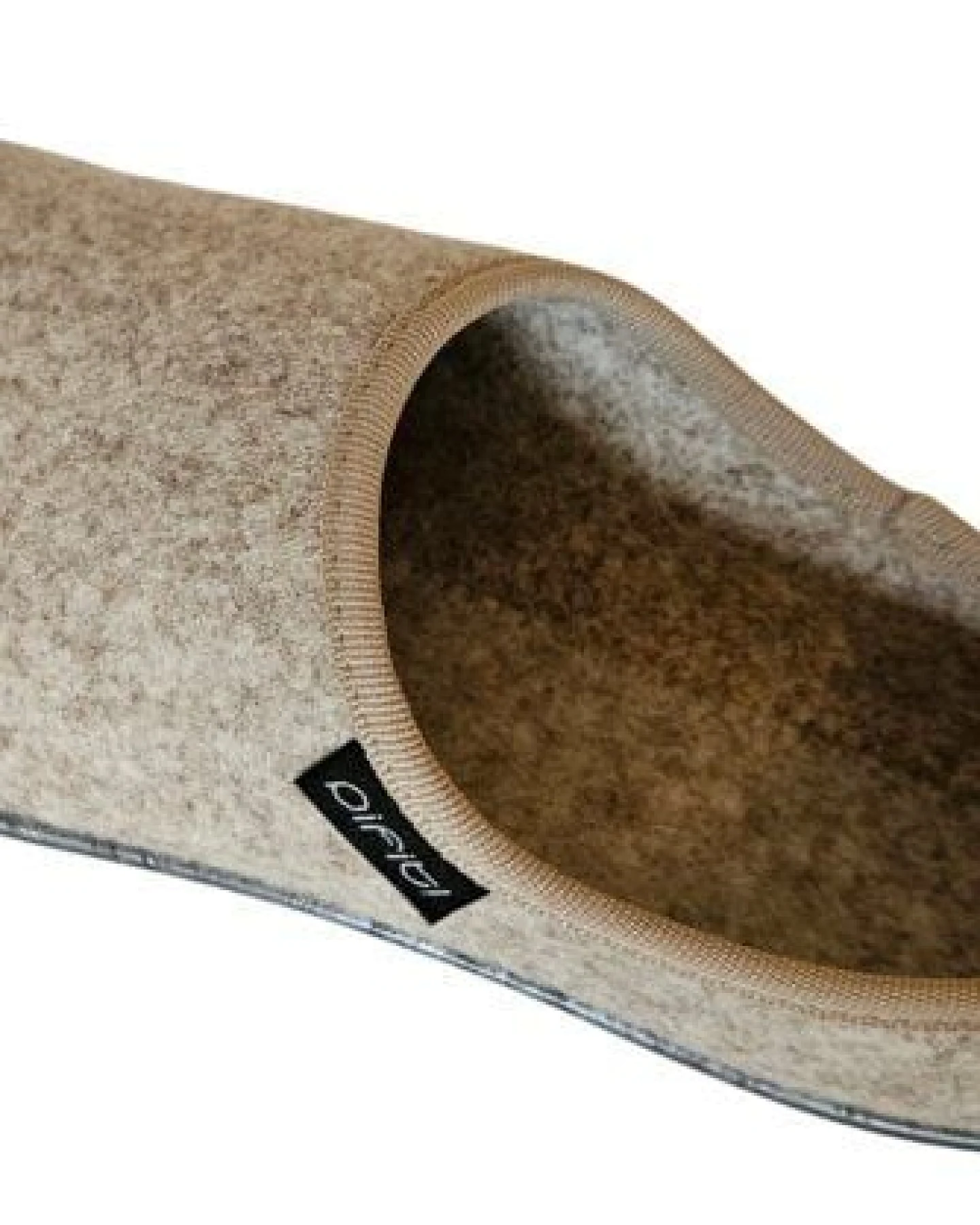 Pantoffel homey mit Barfußgefühl pifit! aus hochwertigem Wollfilz beige, 32100-8 – Ansicht 2