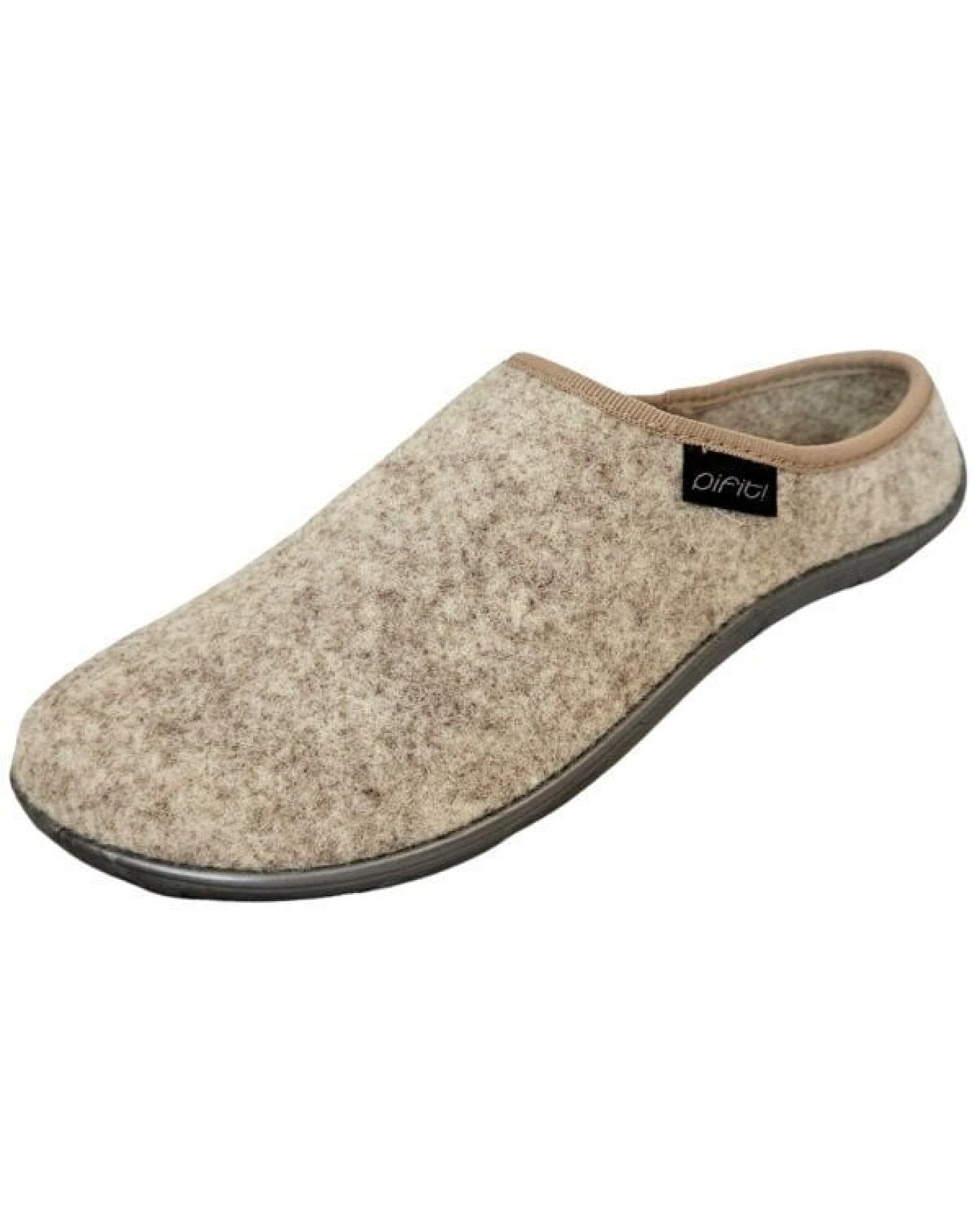 Pantoffel homey mit Barfußgefühl pifit! aus hochwertigem Wollfilz beige, 32100-8 – Ansicht 3