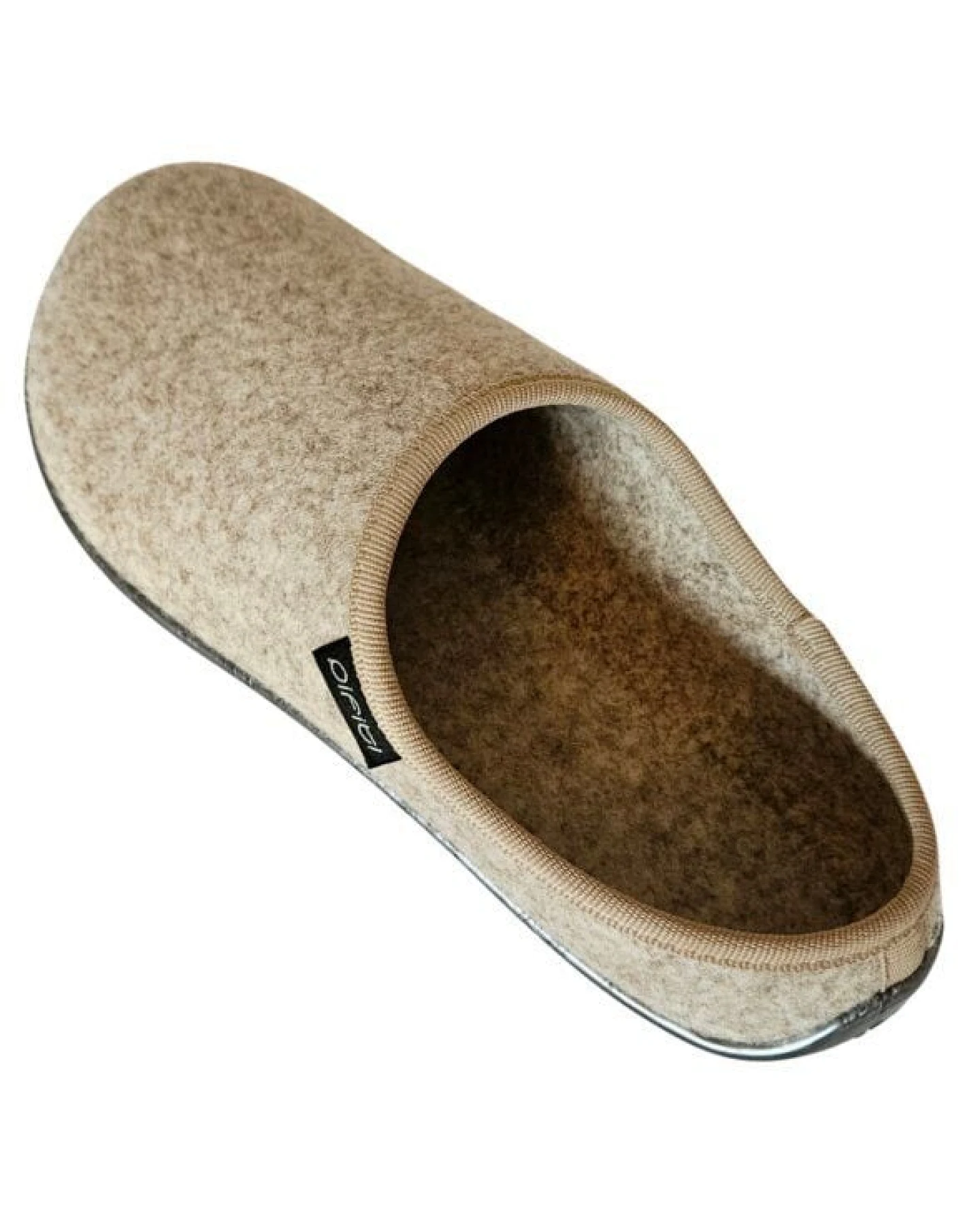 Pantoffel homey mit Barfußgefühl pifit! aus hochwertigem Wollfilz beige, 32100-8 – Ansicht 4