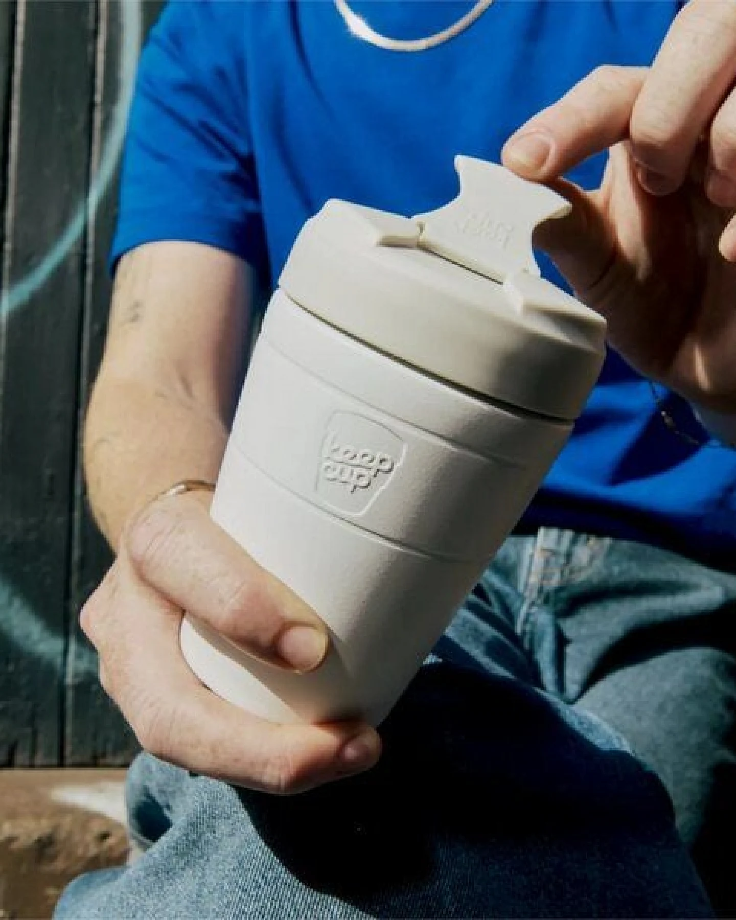 KeepCup COMMUTER TRAVEL CUP - Thermobecher Edelstahl, auslaufsicher – Ansicht 4