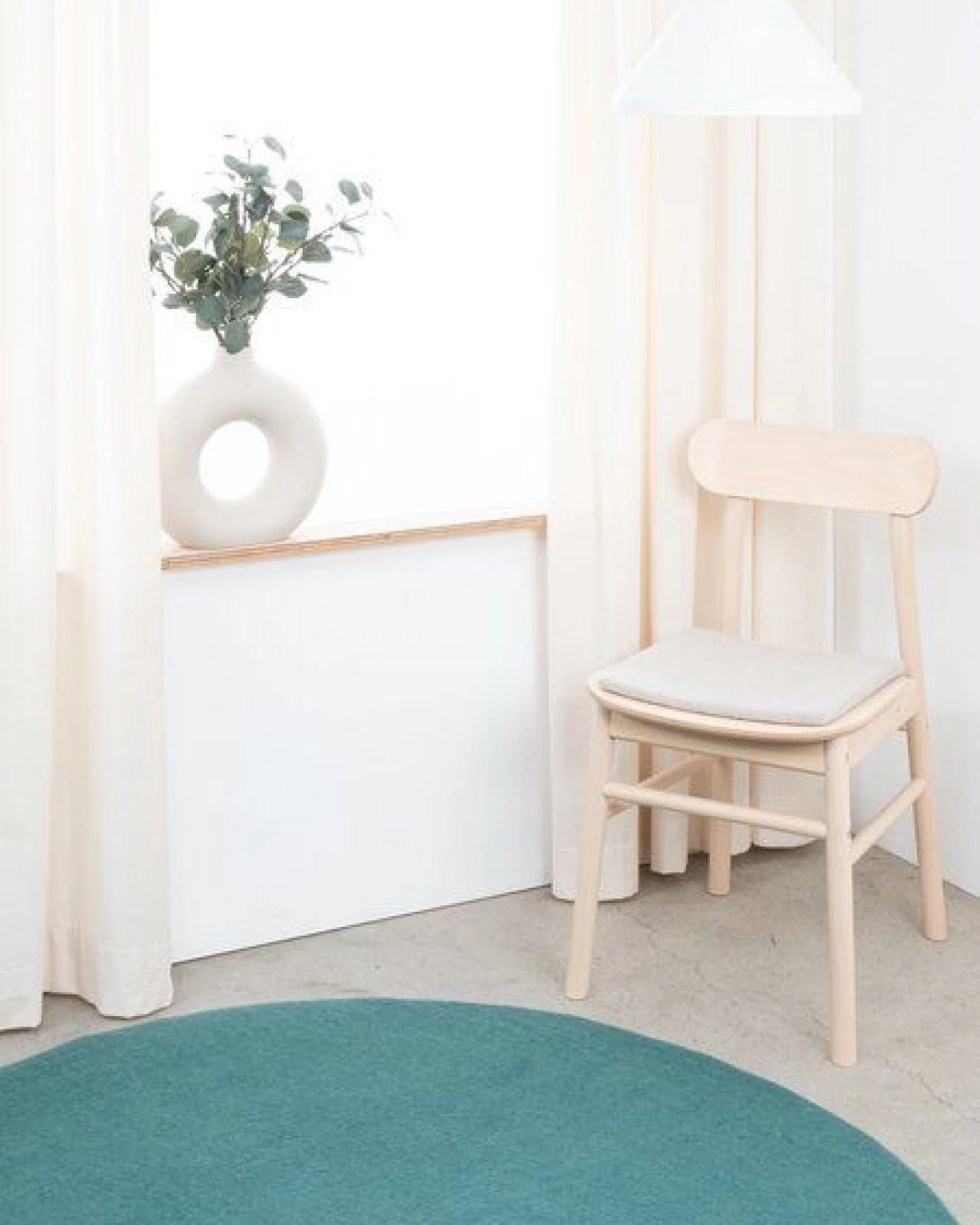myfelt Flachfilz Sitzauflage (⌀ 36 cm, 36 x 36 cm) – Ansicht 3