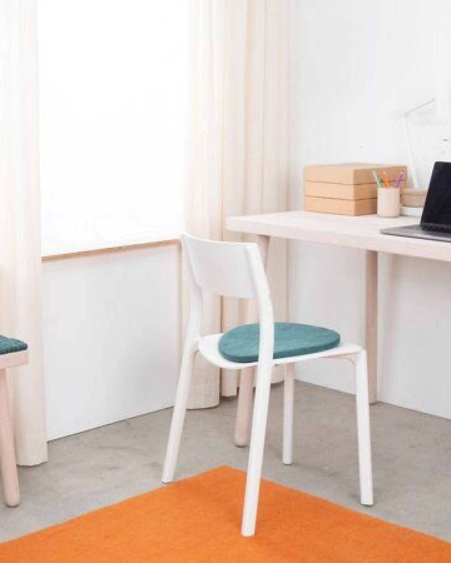 myfelt Flachfilz Sitzauflage (⌀ 36 cm, 36 x 36 cm) – Ansicht 3